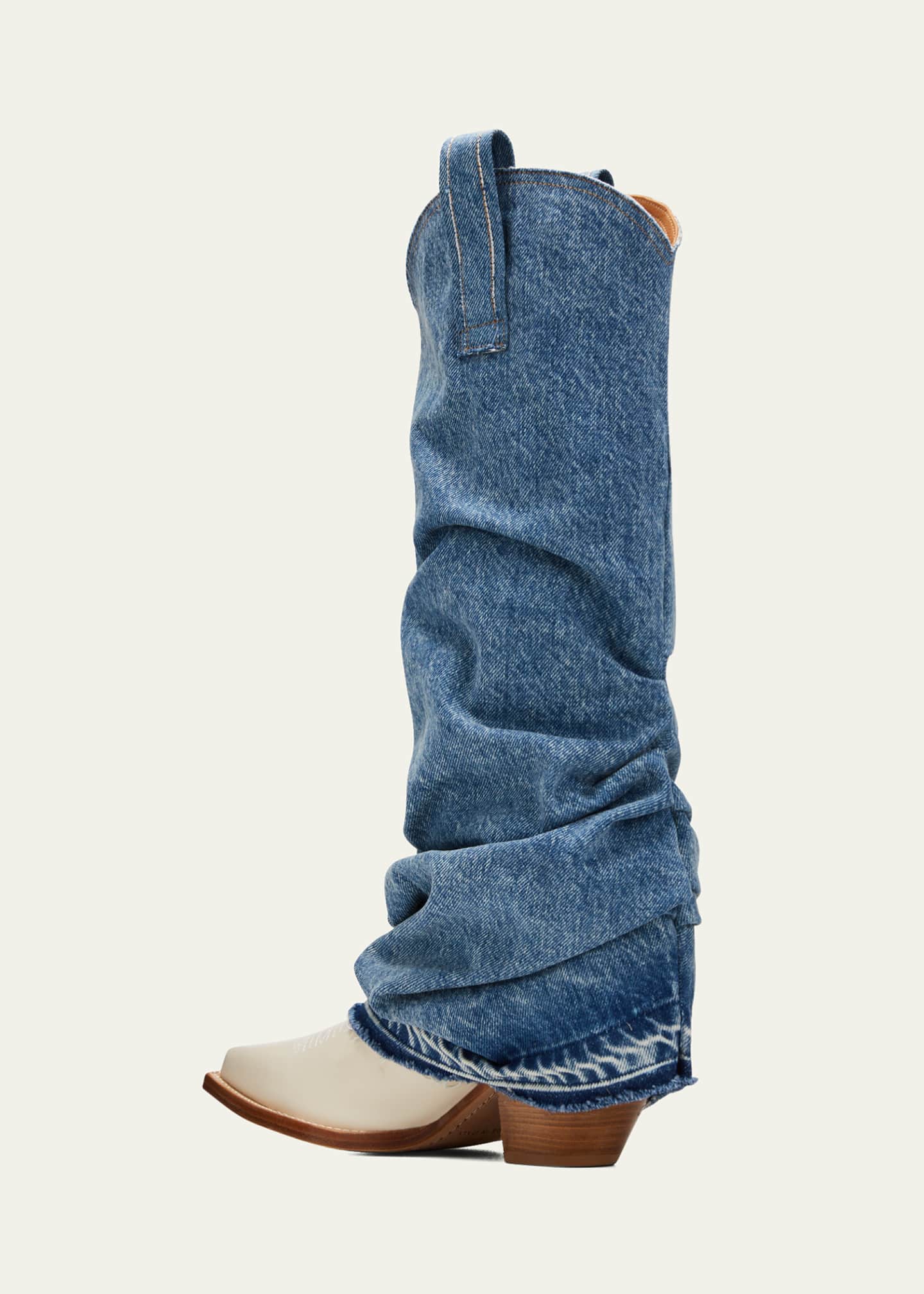 R13 denim hot sale cowboy boots