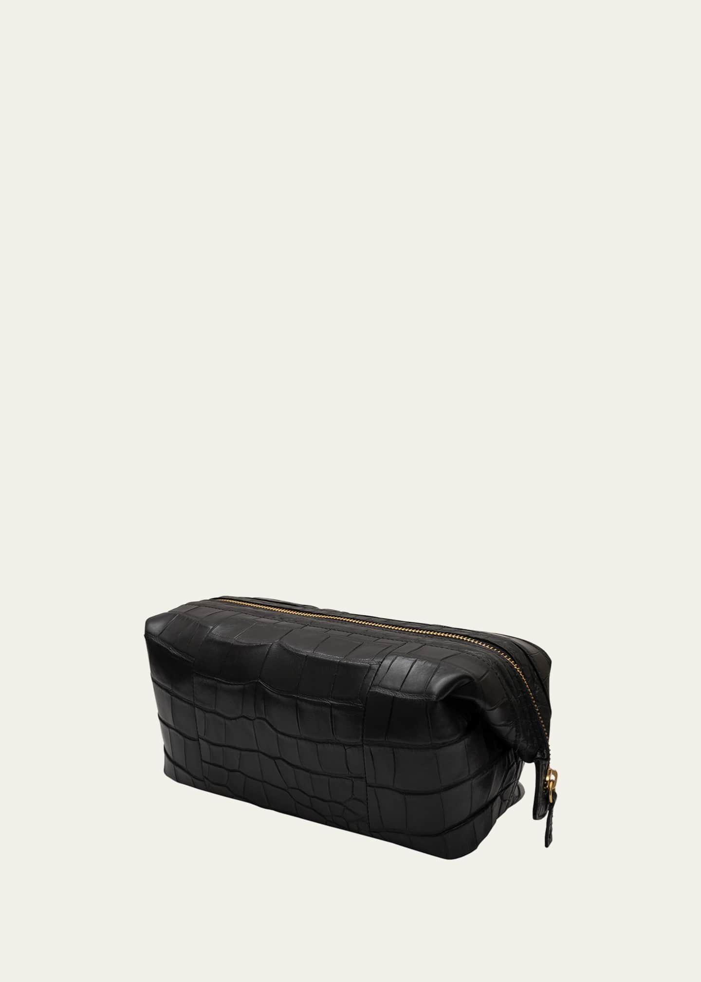 Luxury Leather Men's Toiletry Bag