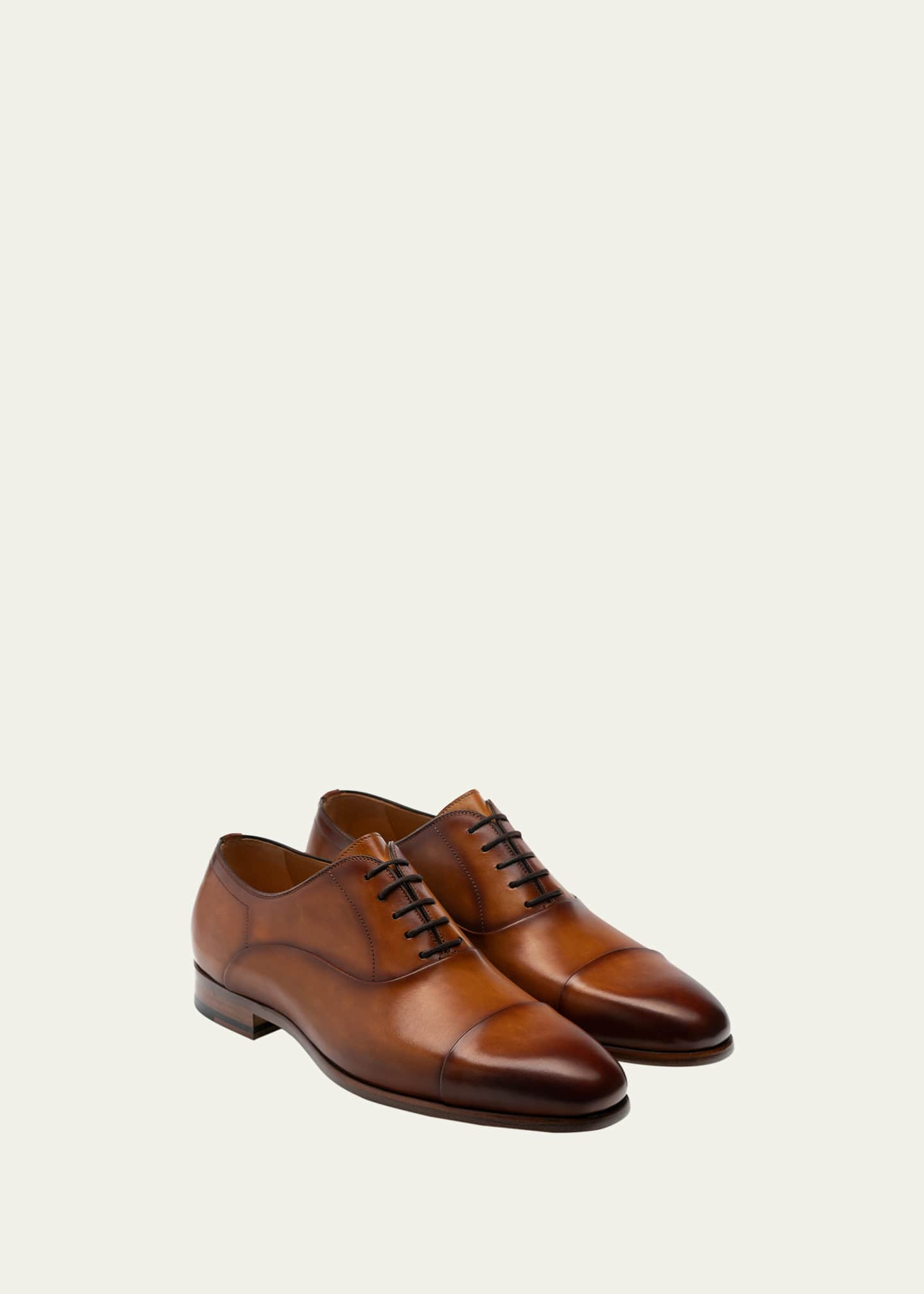 Magnanni Men's Segovia Cap-Toe Leather Oxfords - Bergdorf Goodman