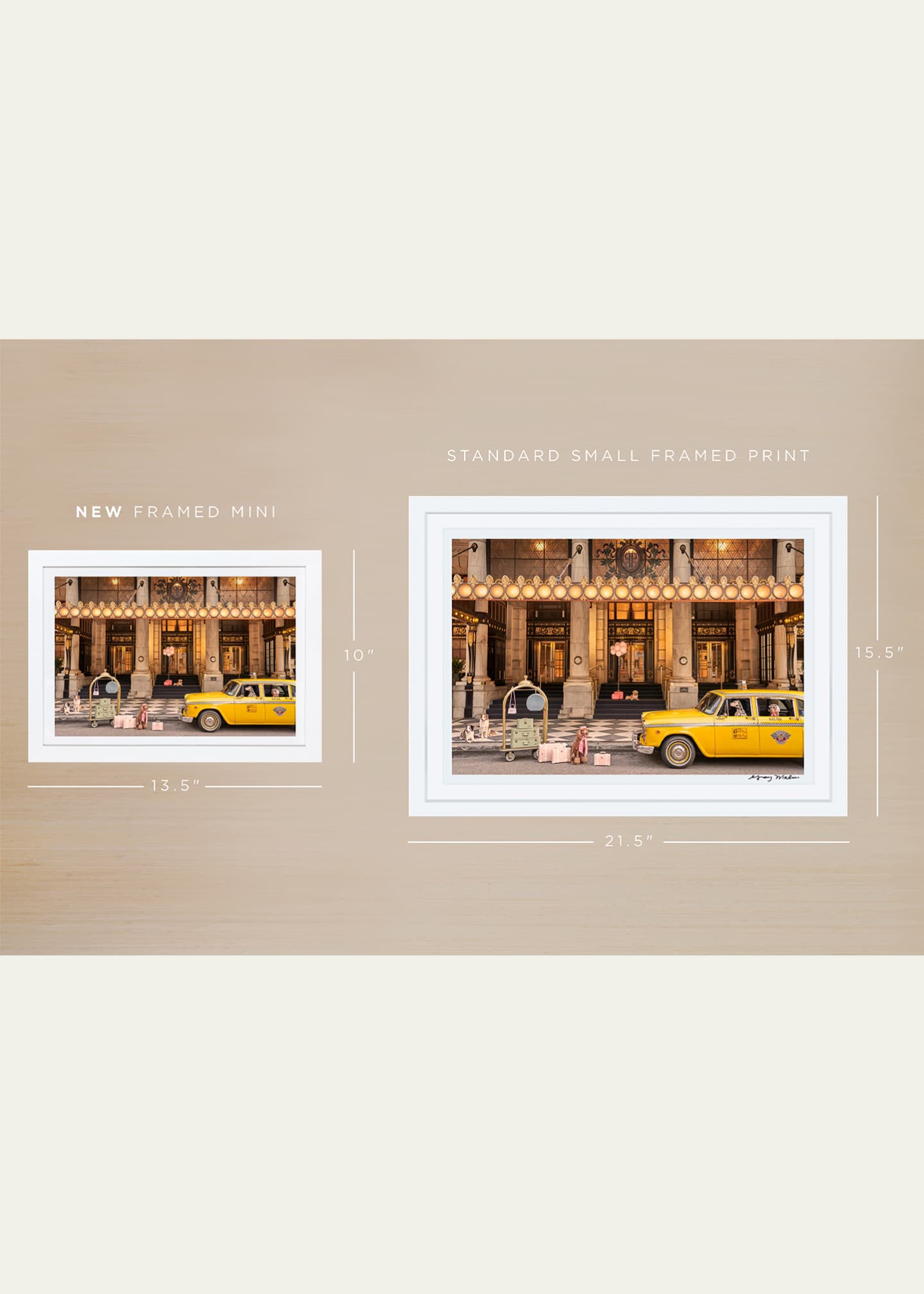 Gray Malin Welcome To The Plaza Hotel Mini Print Image 3 of 3