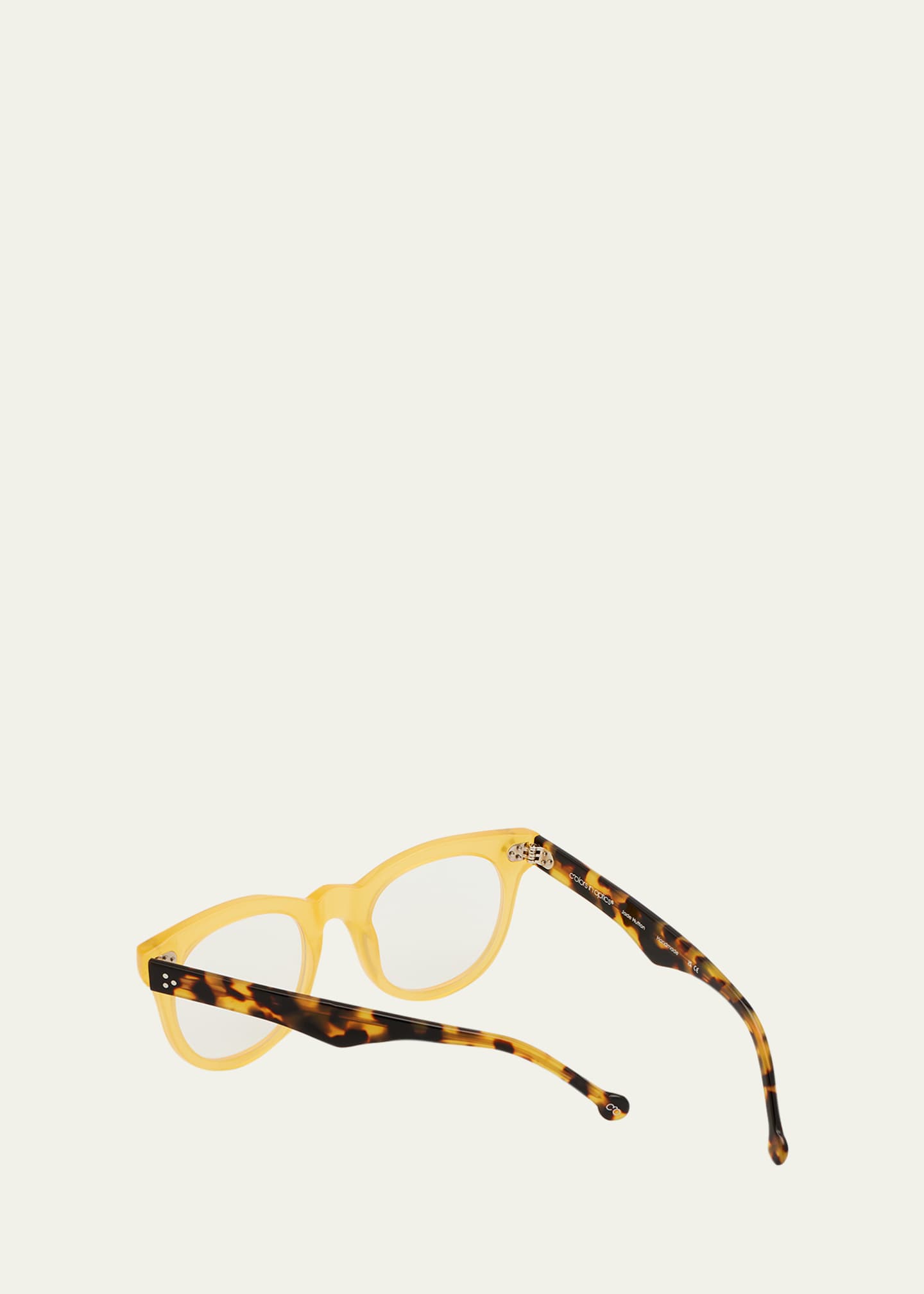 Colors In Optics Blue Light Blocking Two-Tone Round Acetate Readers Image 3 of 5
