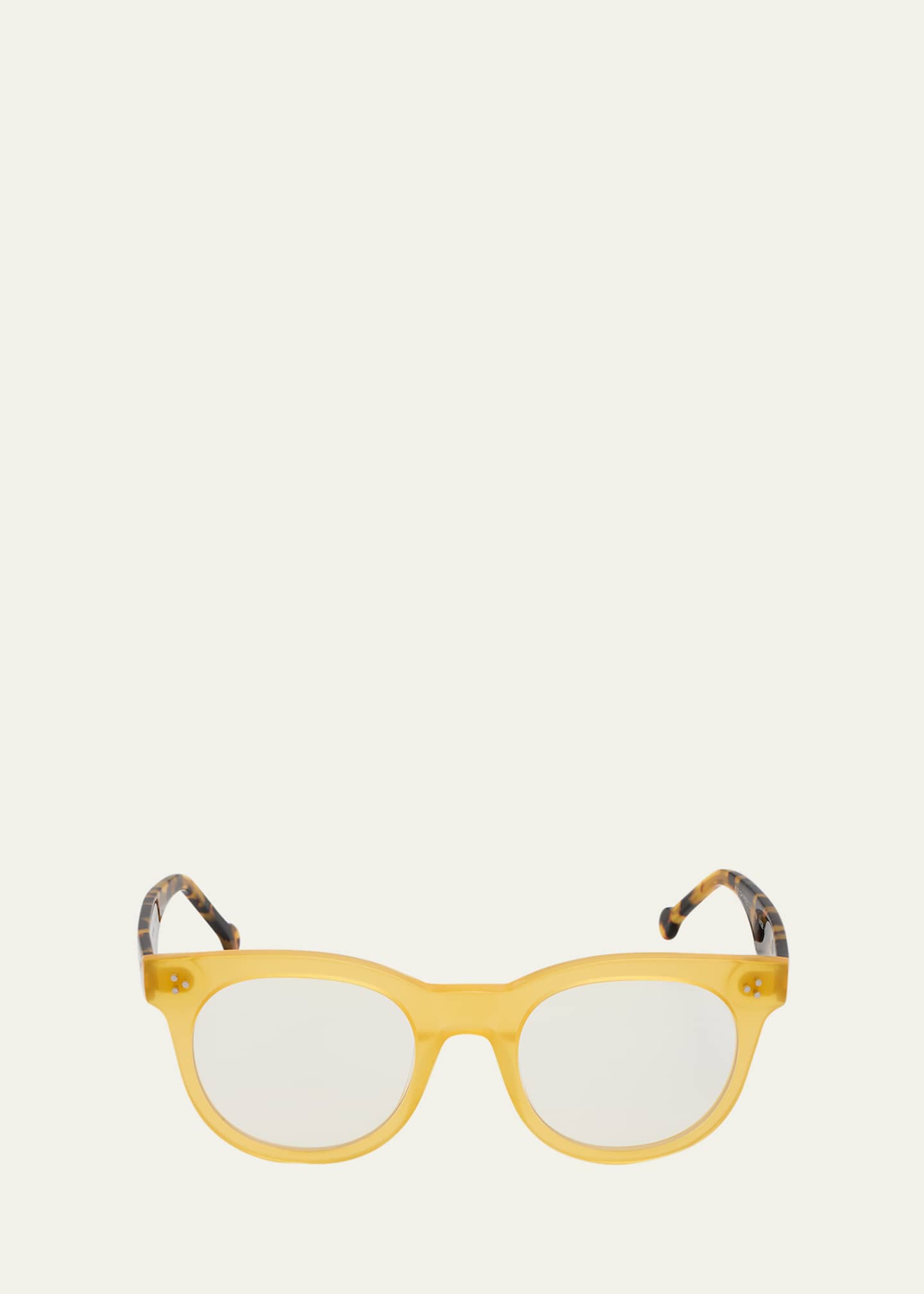 Colors In Optics Blue Light Blocking Two-Tone Round Acetate Readers Image 1 of 5