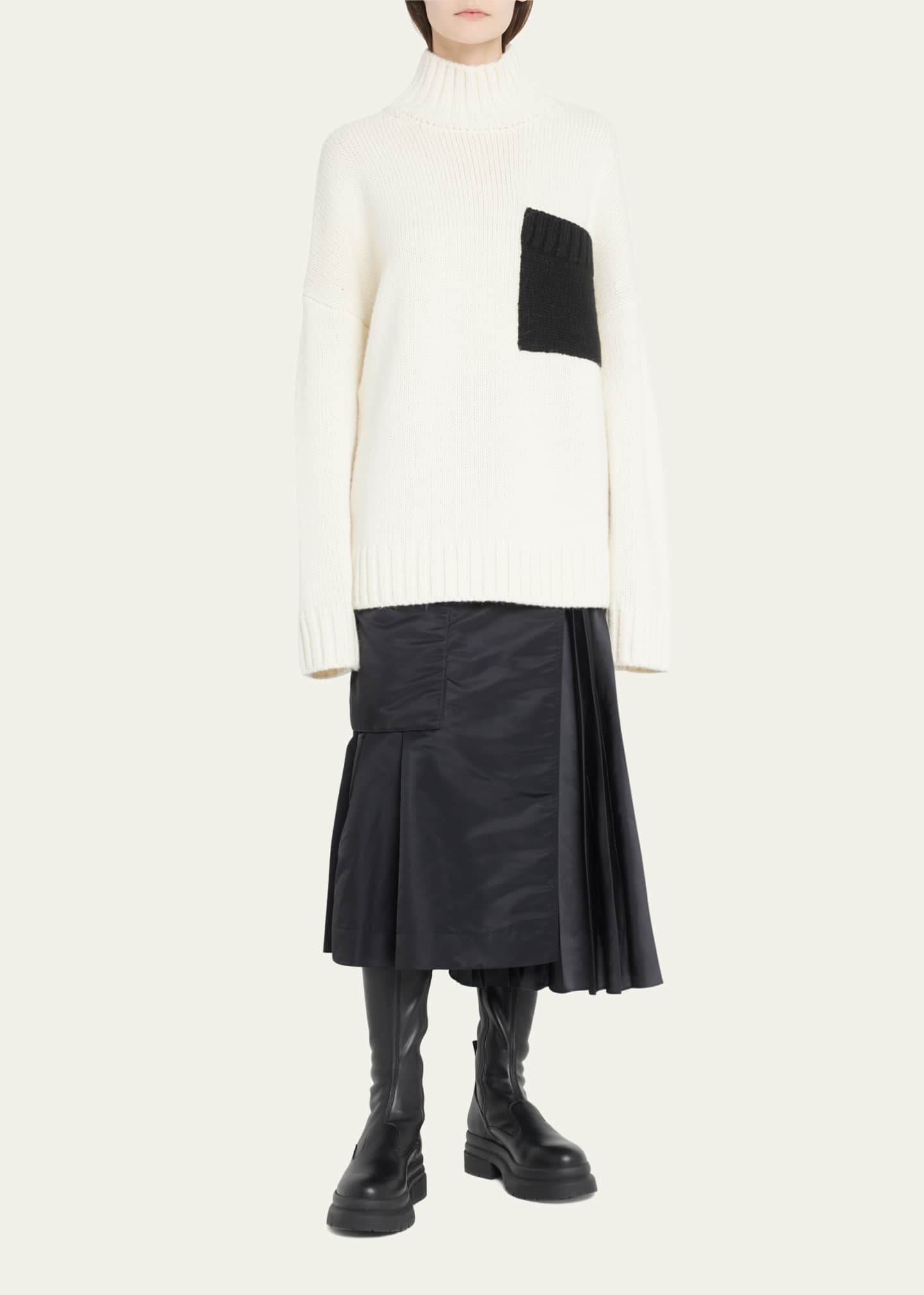 JW Anderson Leather Over-The-Knee Legging Boots - Bergdorf Goodman