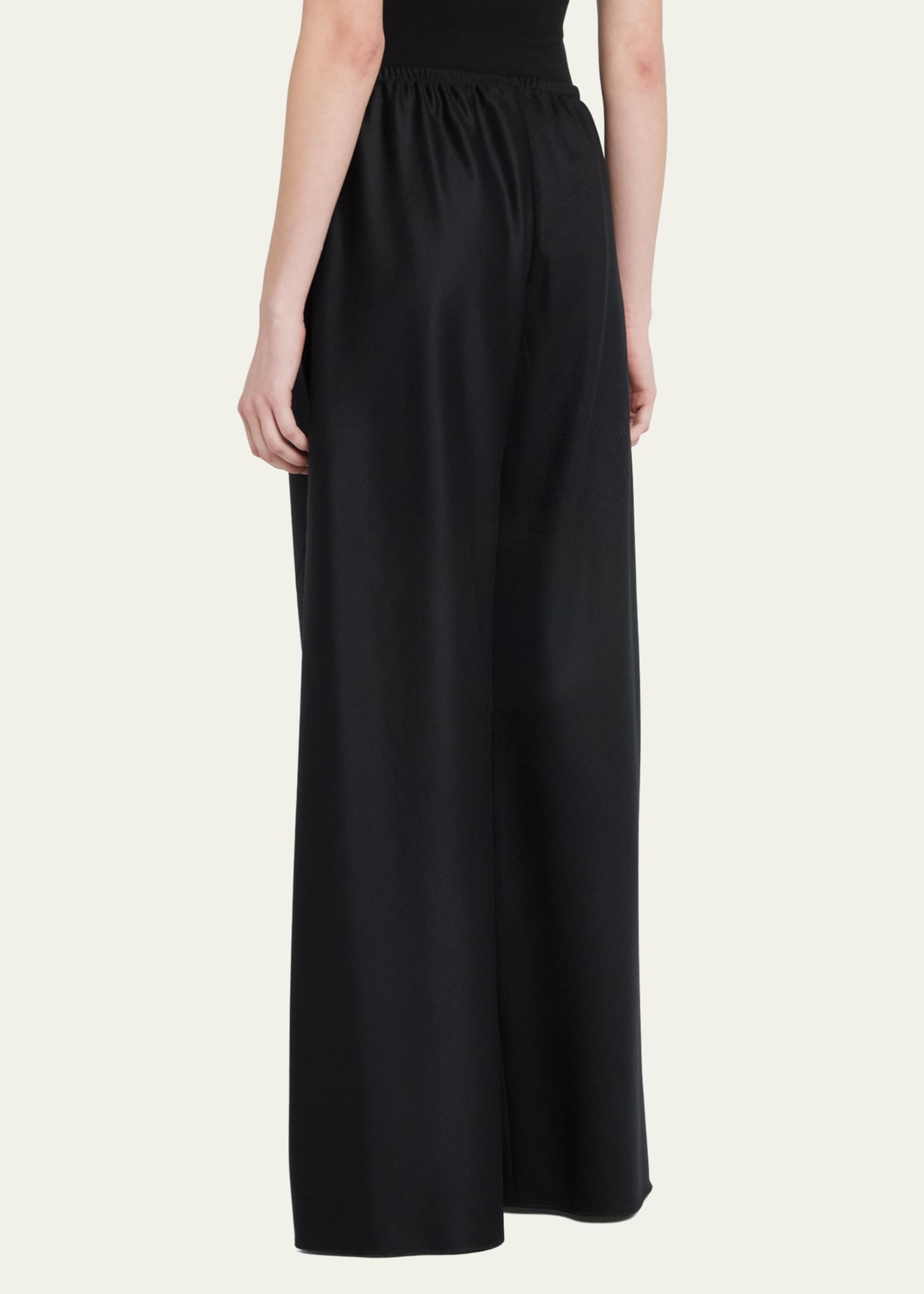 THE ROW Gala Wide-Leg Wool Pants - Bergdorf Goodman