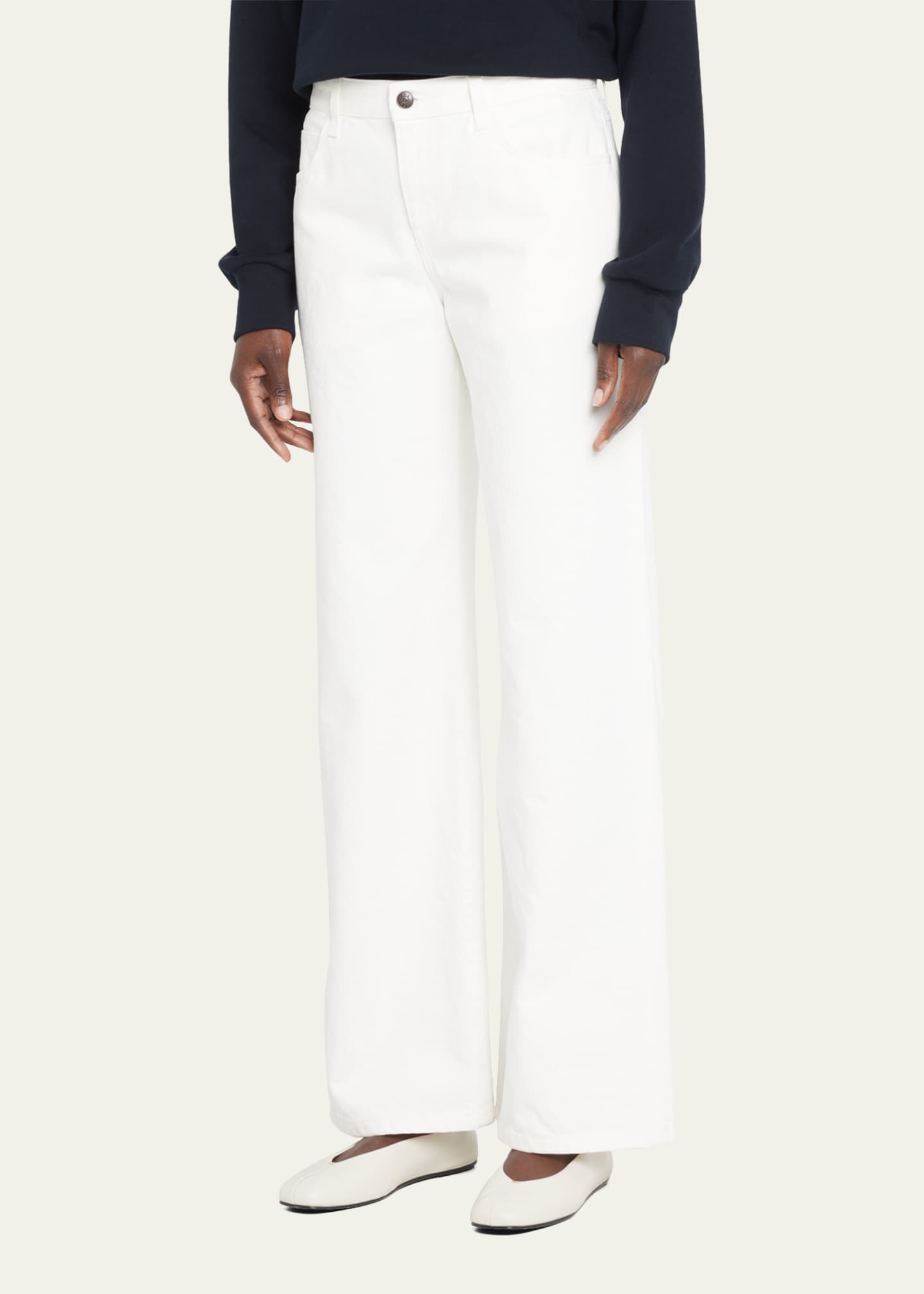 THE ROW Eglitta Wide-Leg Jeans - Bergdorf Goodman