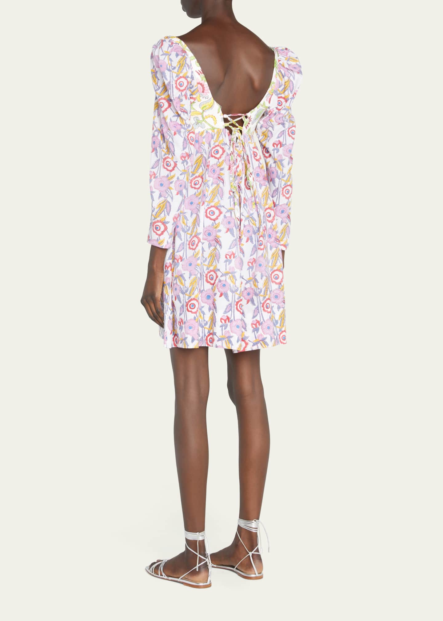 Alix of Bohemia Christina Luau Floral EmpireWaist Mini Dress