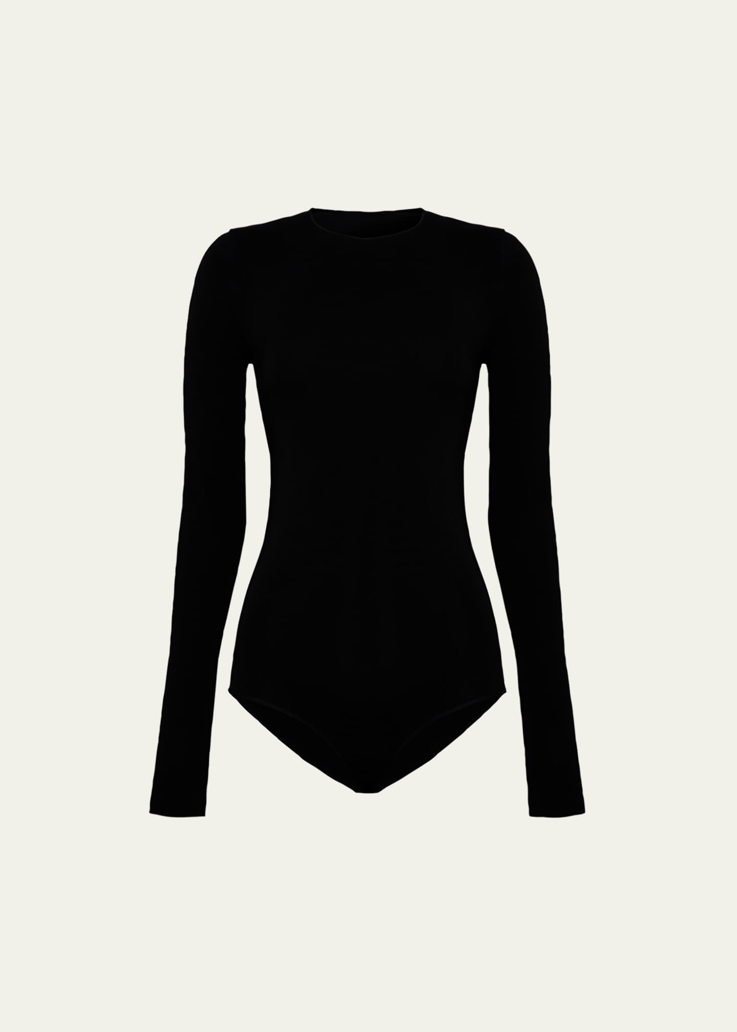 Wolford LongSleeve Crewneck Bodysuit Bergdorf Goodman