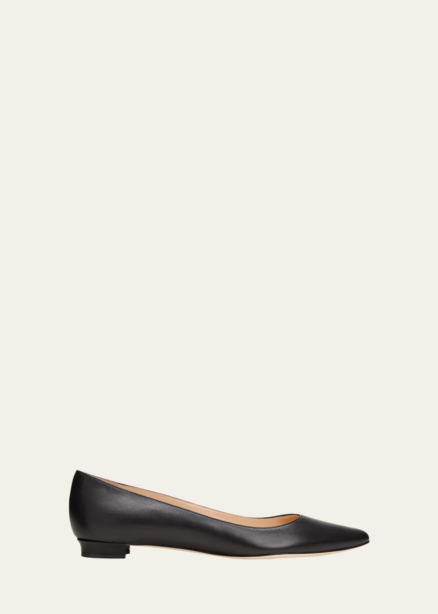 【はこぽす対応商品】 BB Lanza Blahnik Manolo Lambskin Bergdorf - Flats Ballerina 靴