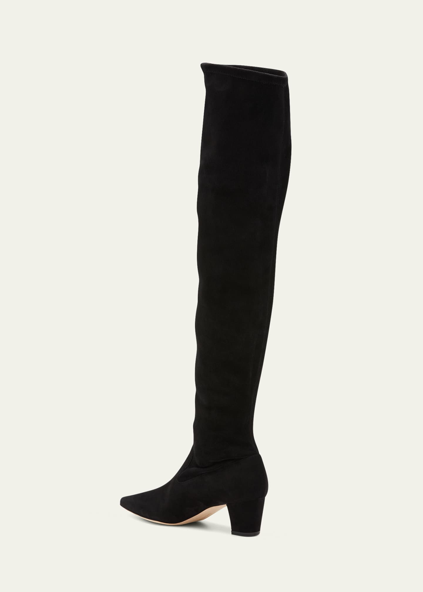 Manolo Blahnik Lupasca Suede Over-The-Knee Boots Image 2 of 3