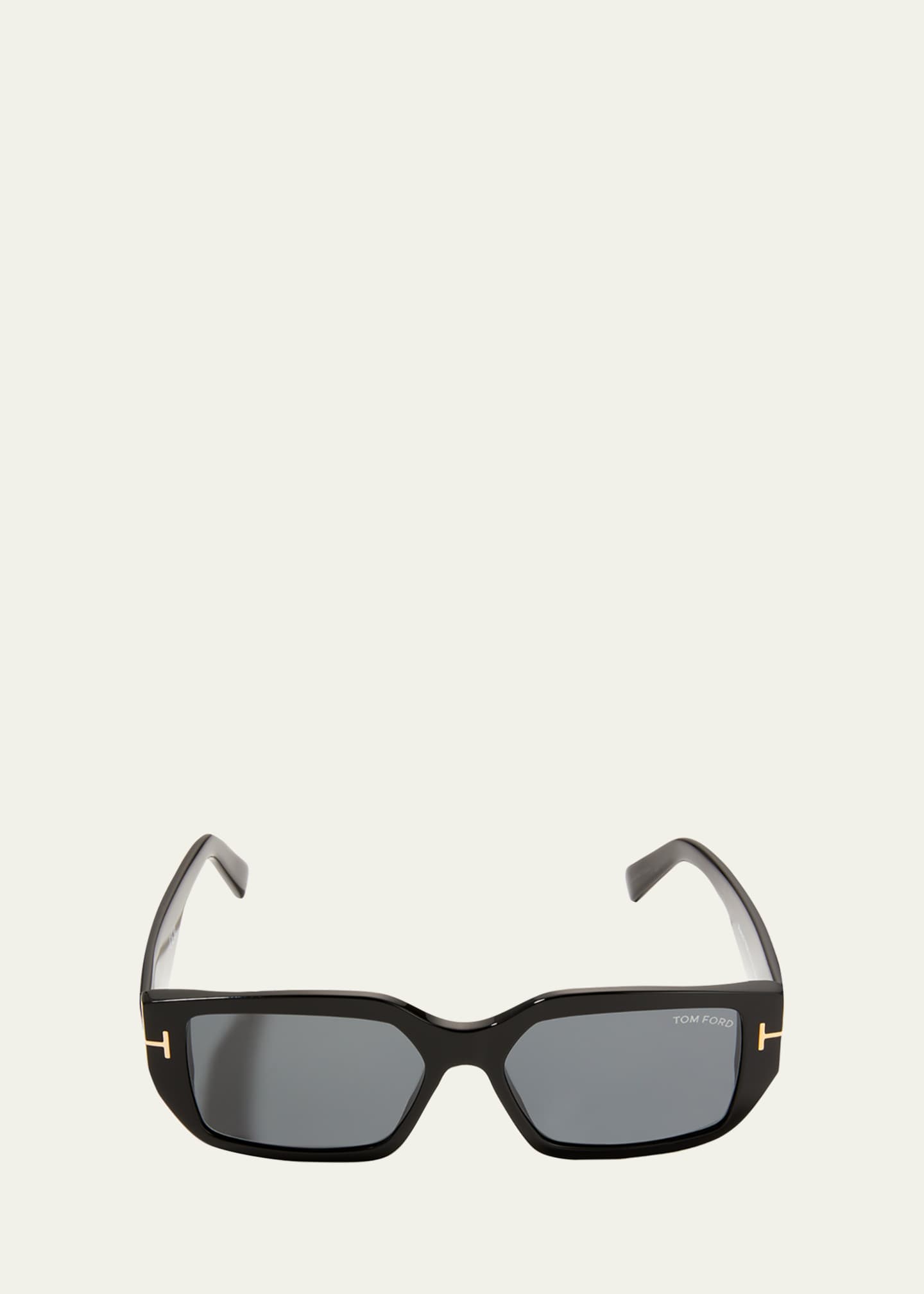 TOM FORD Men's Silvano-02 T-Logo Rectangle Sunglasses - Bergdorf Goodman