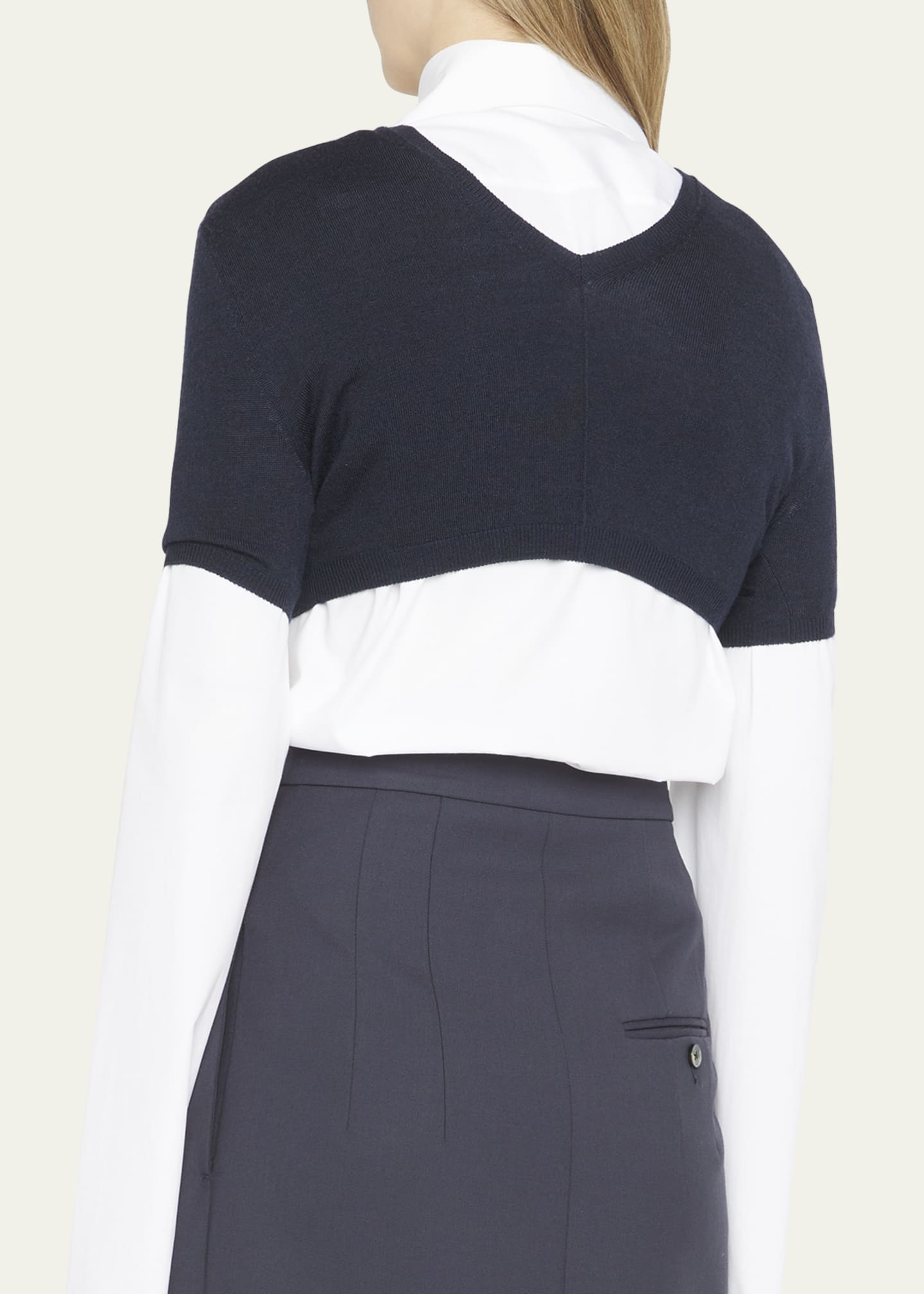 THE ROW Vic Cropped Sweater - Bergdorf Goodman