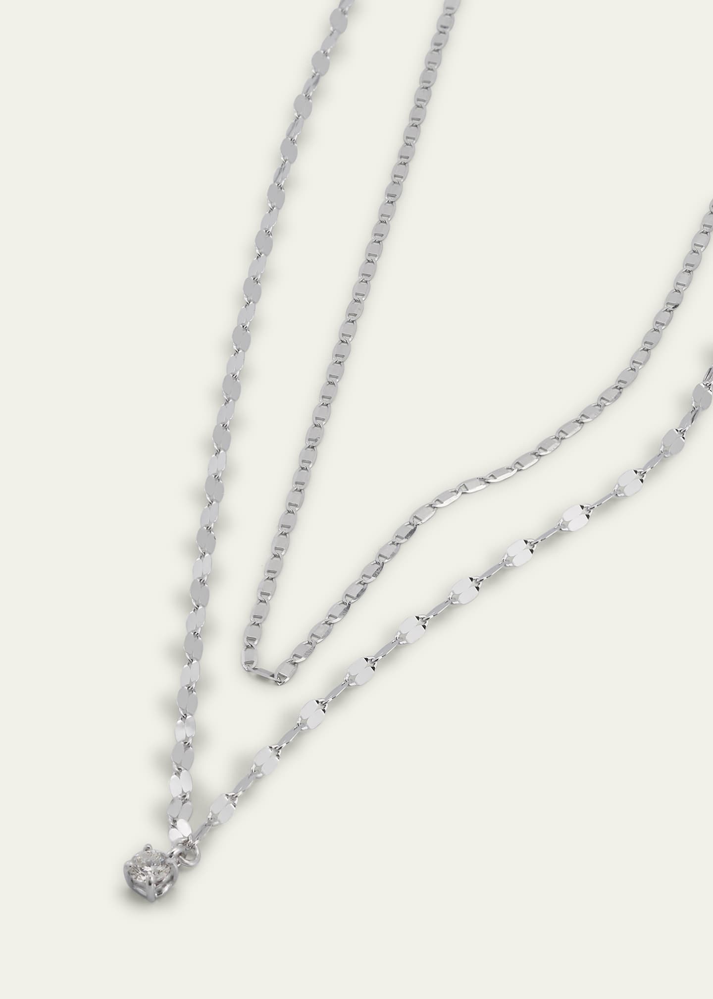 Lana Solo Double-Strand Necklace with Diamond Image 3 of 4
