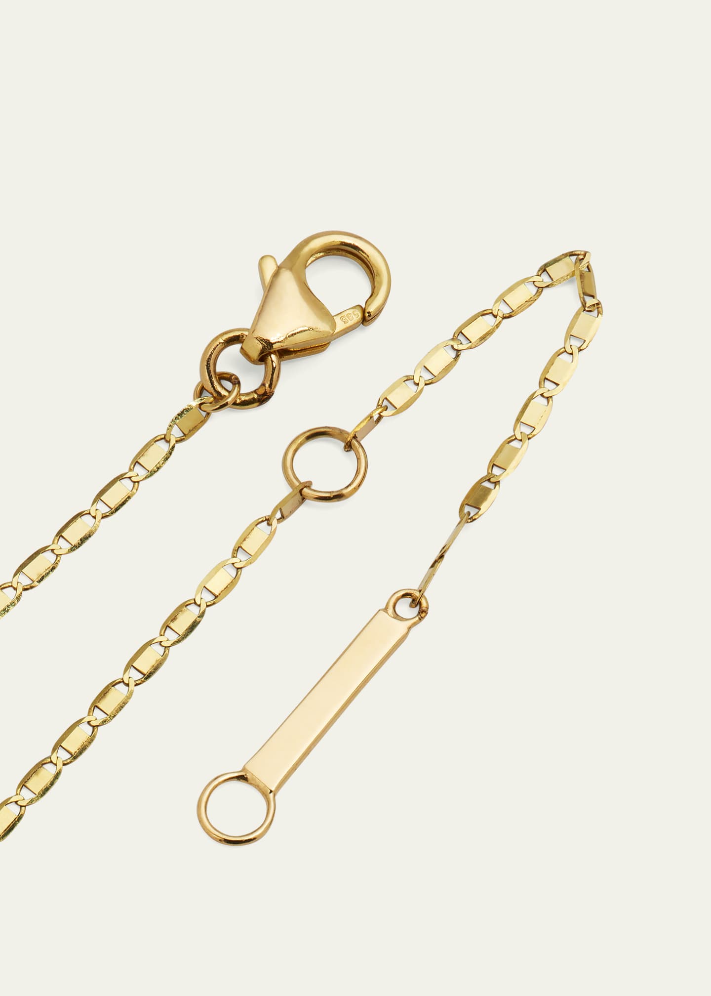 Lana Solo Linear Diamond Bar Pendant Necklace Image 4 of 4