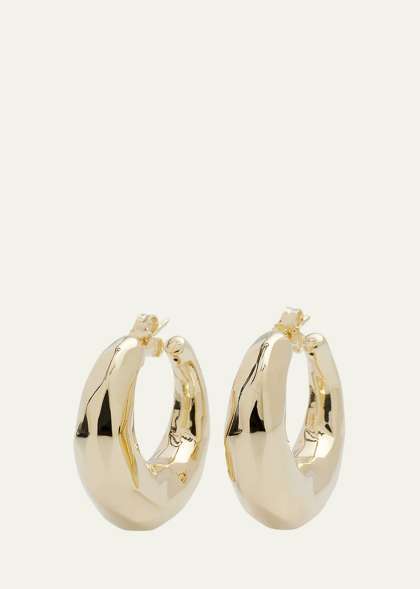 Lana 14K Gold Disco Hoop Earrings Image 1 of 4