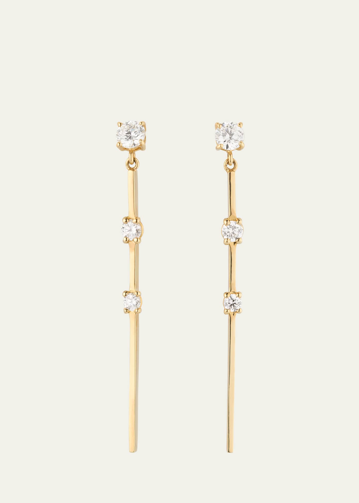 LANA Solo Linear Dangle Bar Earrings With Diamonds Bergdorf Goodman