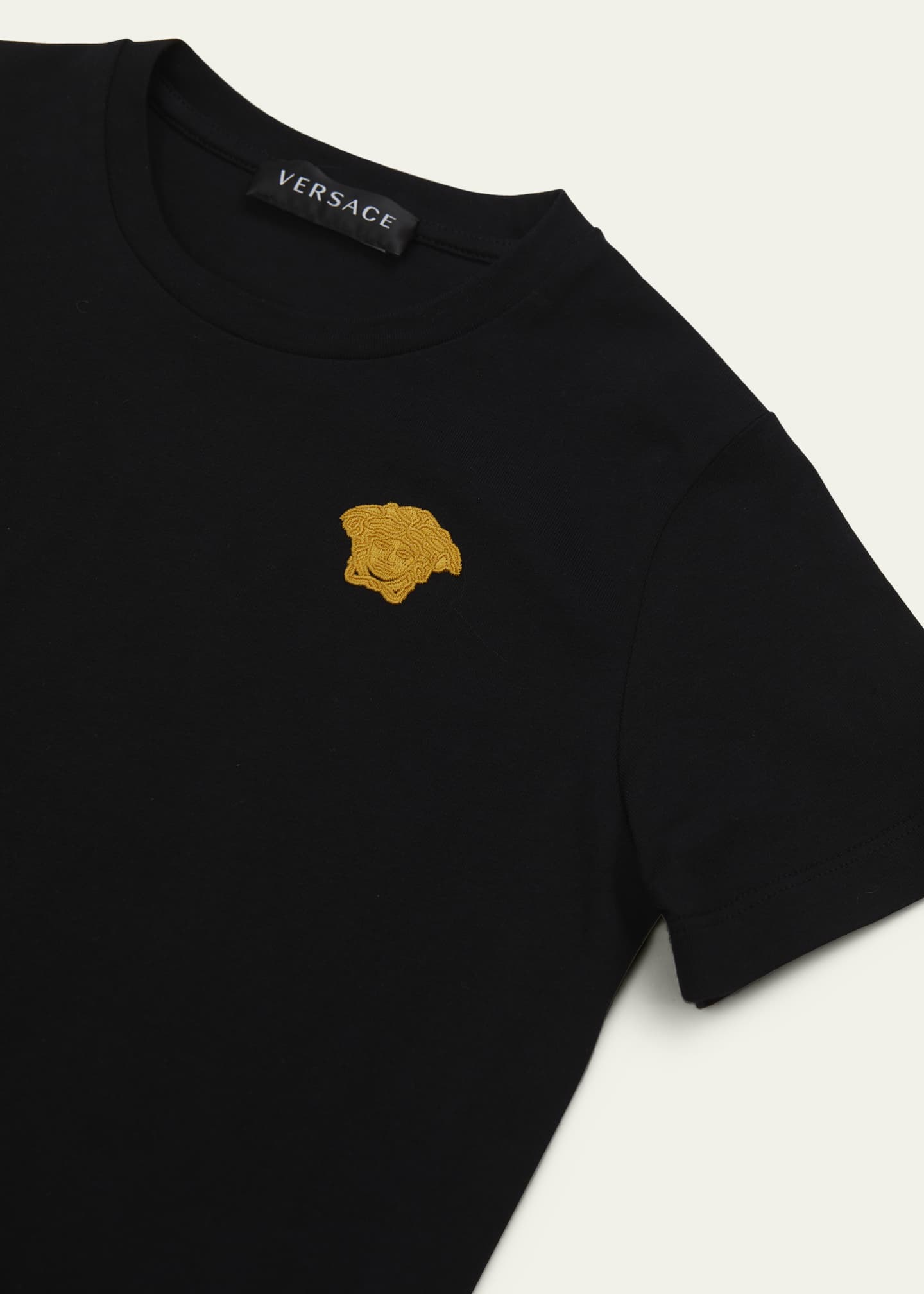 Versace embroidered cheap medusa t-shirt