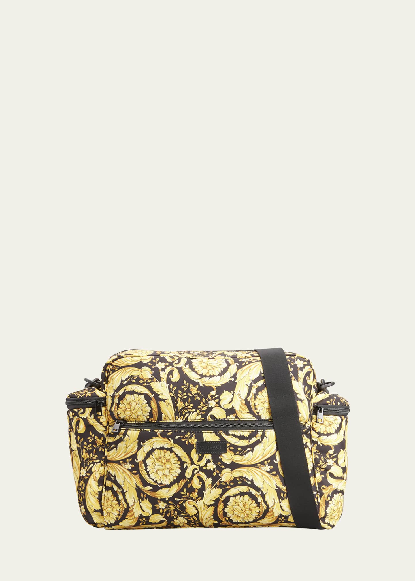 Versace Kid's BaroccoPrint Diaper Bag w/ Changing Pad Bergdorf Goodman
