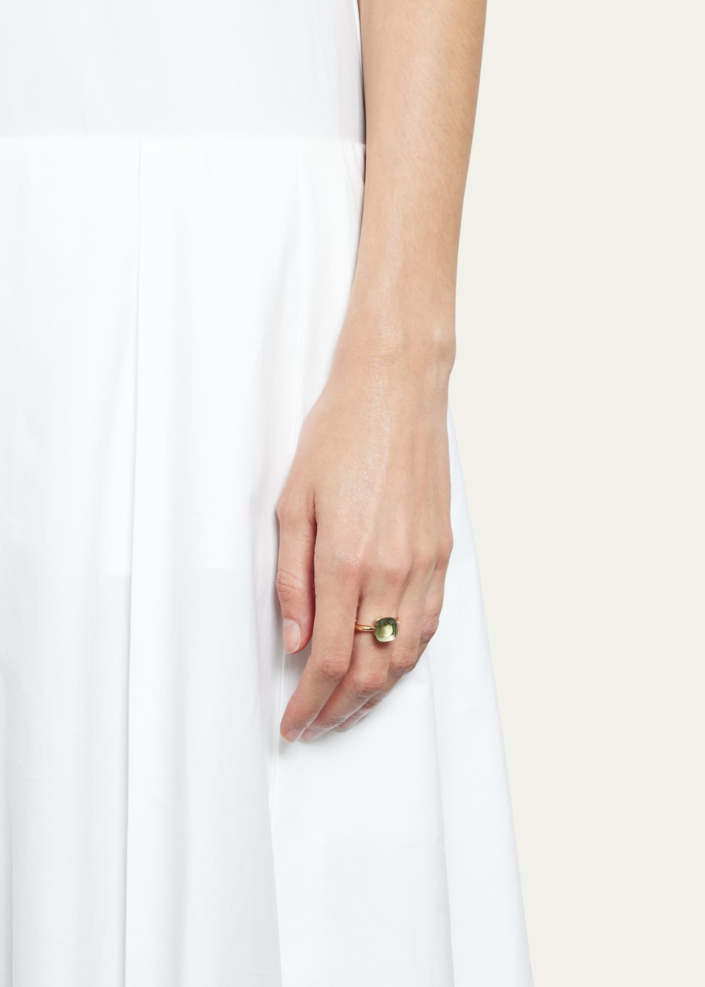 Pomellato Nudo Classic 18k Rose Gold Prasiolite Ring Image 2 of 4