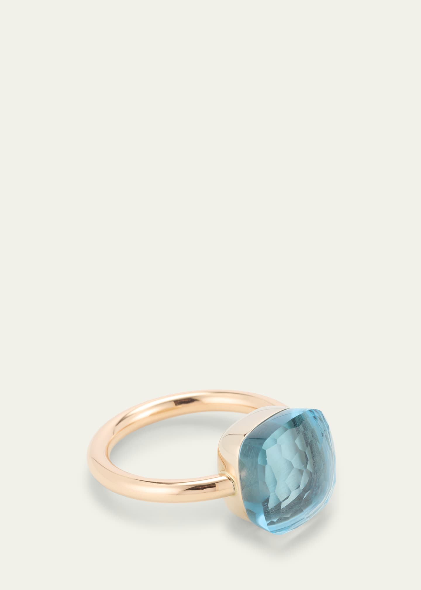 Pomellato Nudo Solitaire Ring with Sky Blue Topaz Image 3 of 4