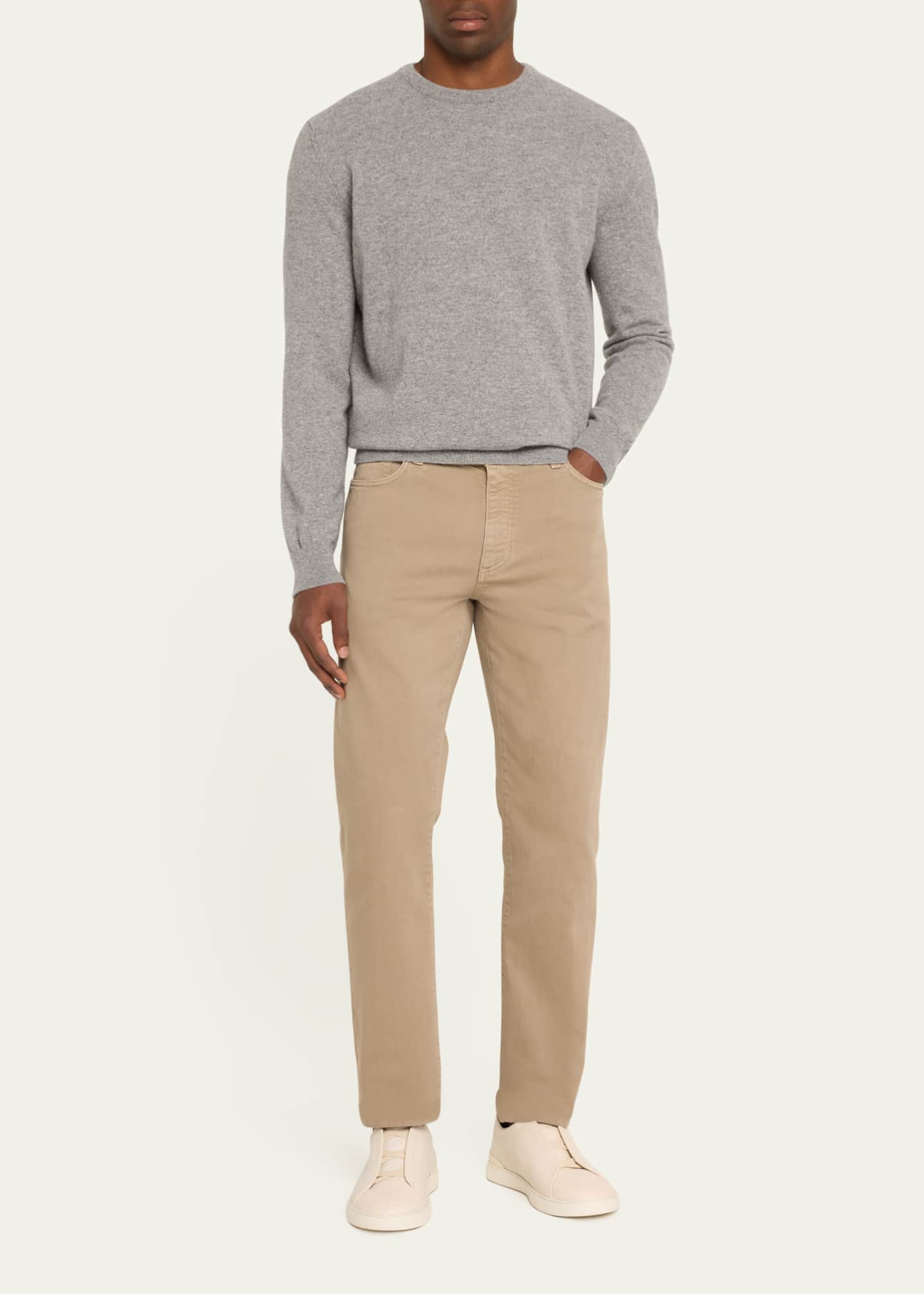 ZEGNA Men's Cashmere Crewneck Sweater - Bergdorf Goodman