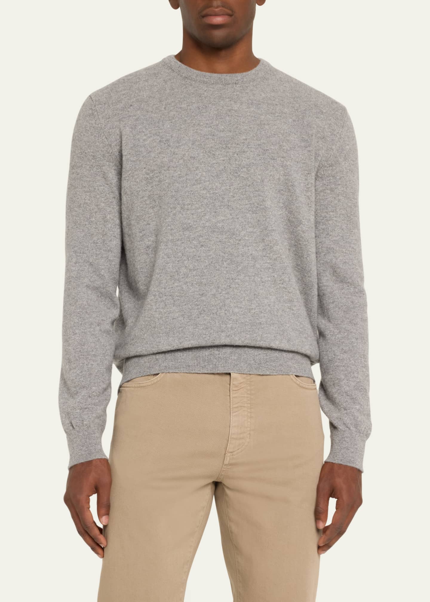 ZEGNA Men's Cashmere Crewneck Sweater - Bergdorf Goodman