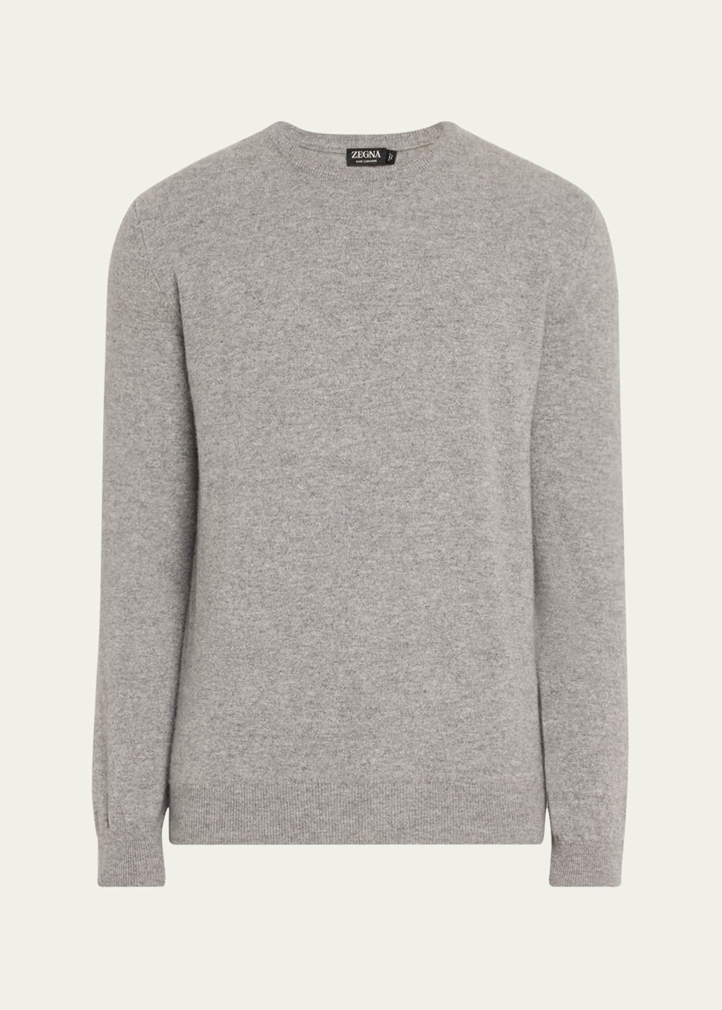 ZEGNA Men's Cashmere Crewneck Sweater - Bergdorf Goodman