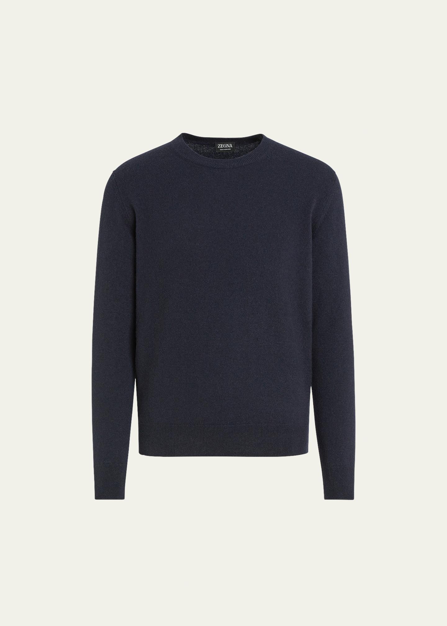 Ermenegildo Zegna ニット セーター ネイビー ZEGNA Men's Cashmere Crewneck Sweater - Bergdorf Goodman