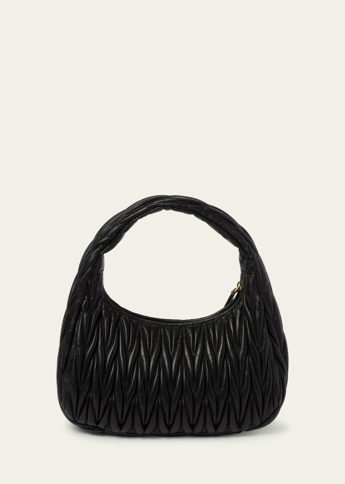 Miu Miu Quilted Napa Leather Shoulder Bag Bergdorf Goodman