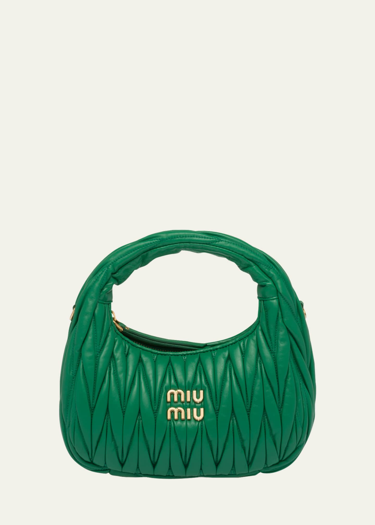 Miu Miu Matelasse Quilted Top Handle Hobo Bag Bergdorf Goodman
