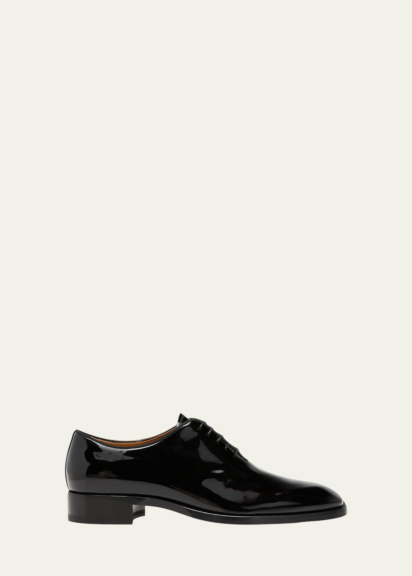 Christian Louboutin Men's Corteo Patent Leather Oxford Shoes - Bergdorf ...