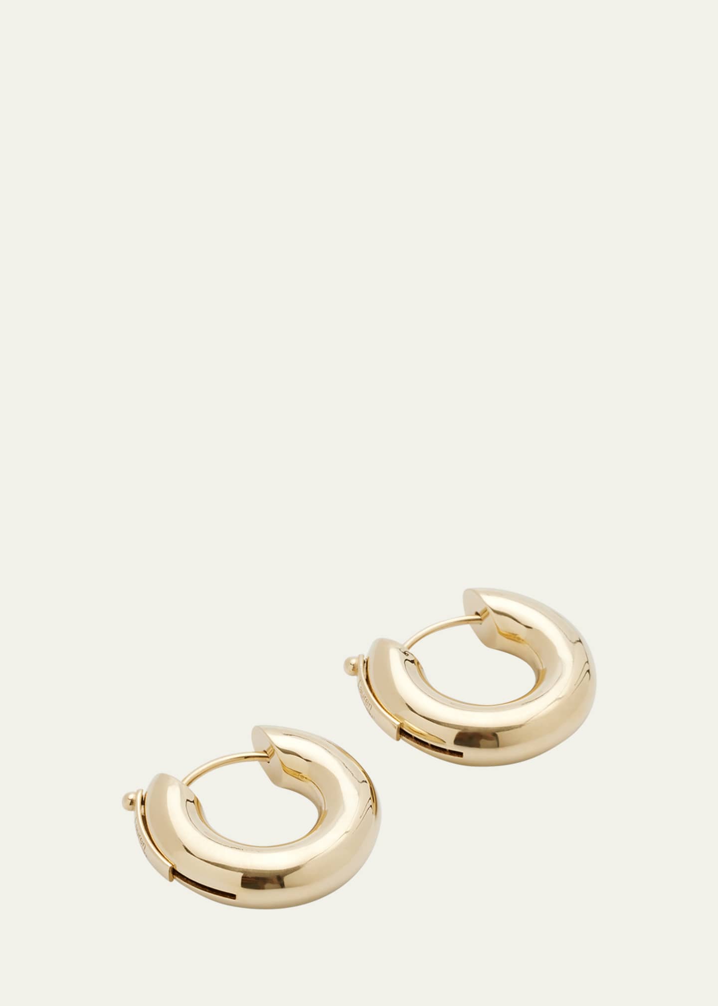 Lauren Rubinski 14K Gold Hoop Earrings Image 3 of 4