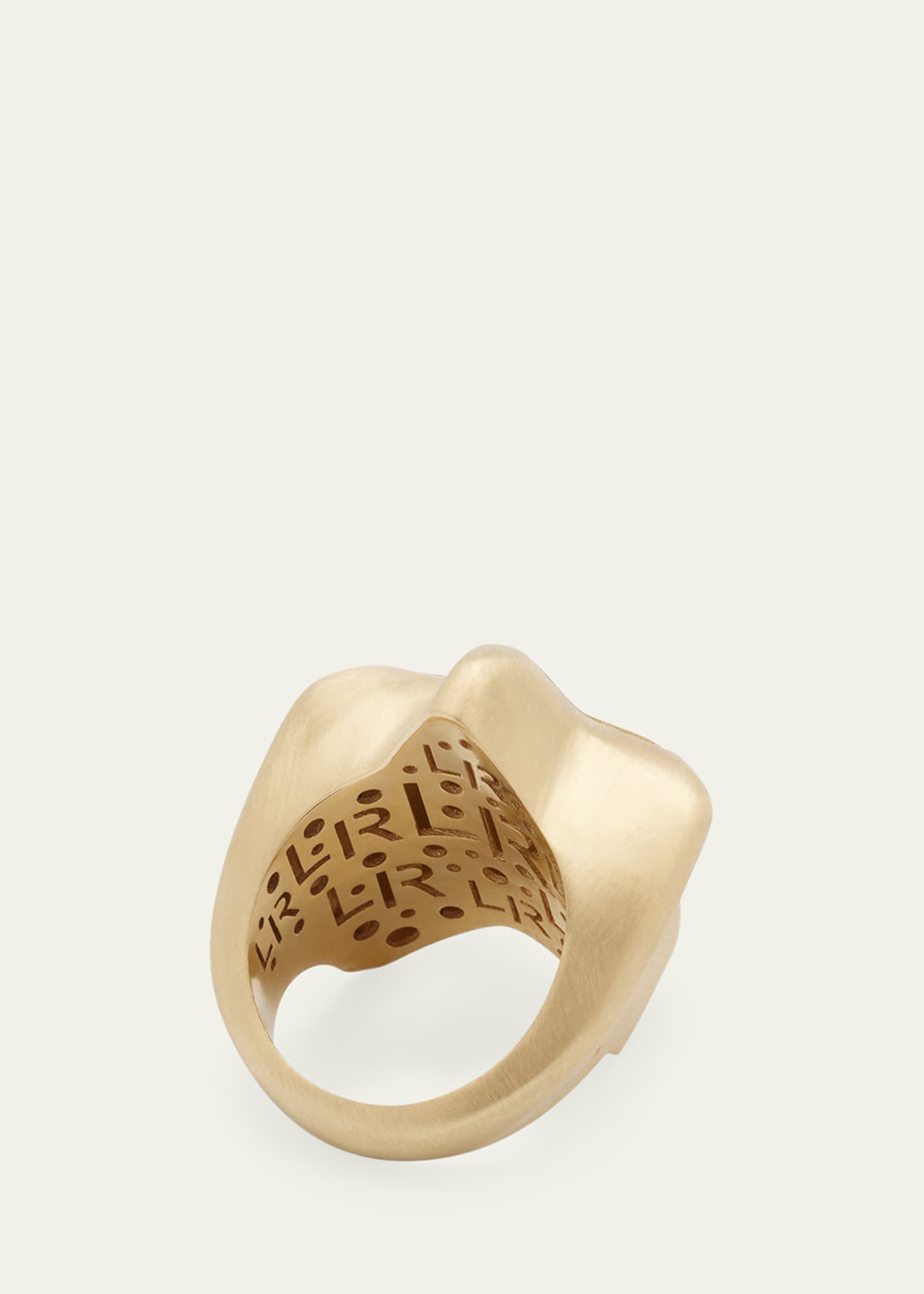 Lauren Rubinski 14K Gold and Diamond Star Ring Image 4 of 4