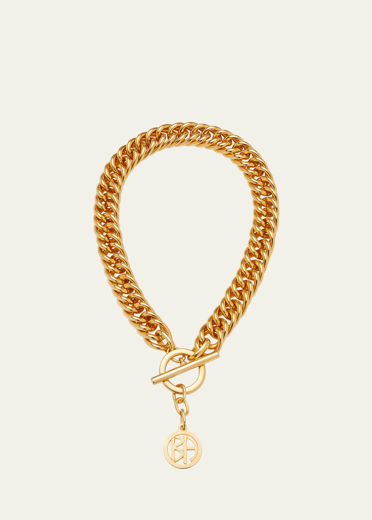 Heavy chain clearance link necklace