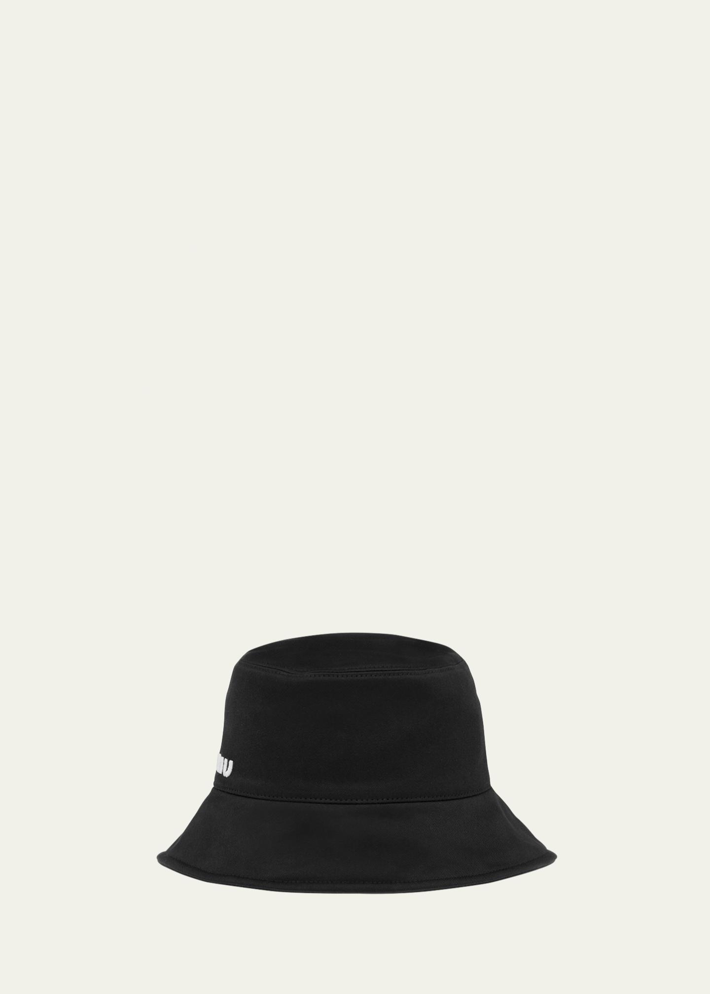 Miu Miu Logo Velvet Bucket Bag - Bergdorf Goodman