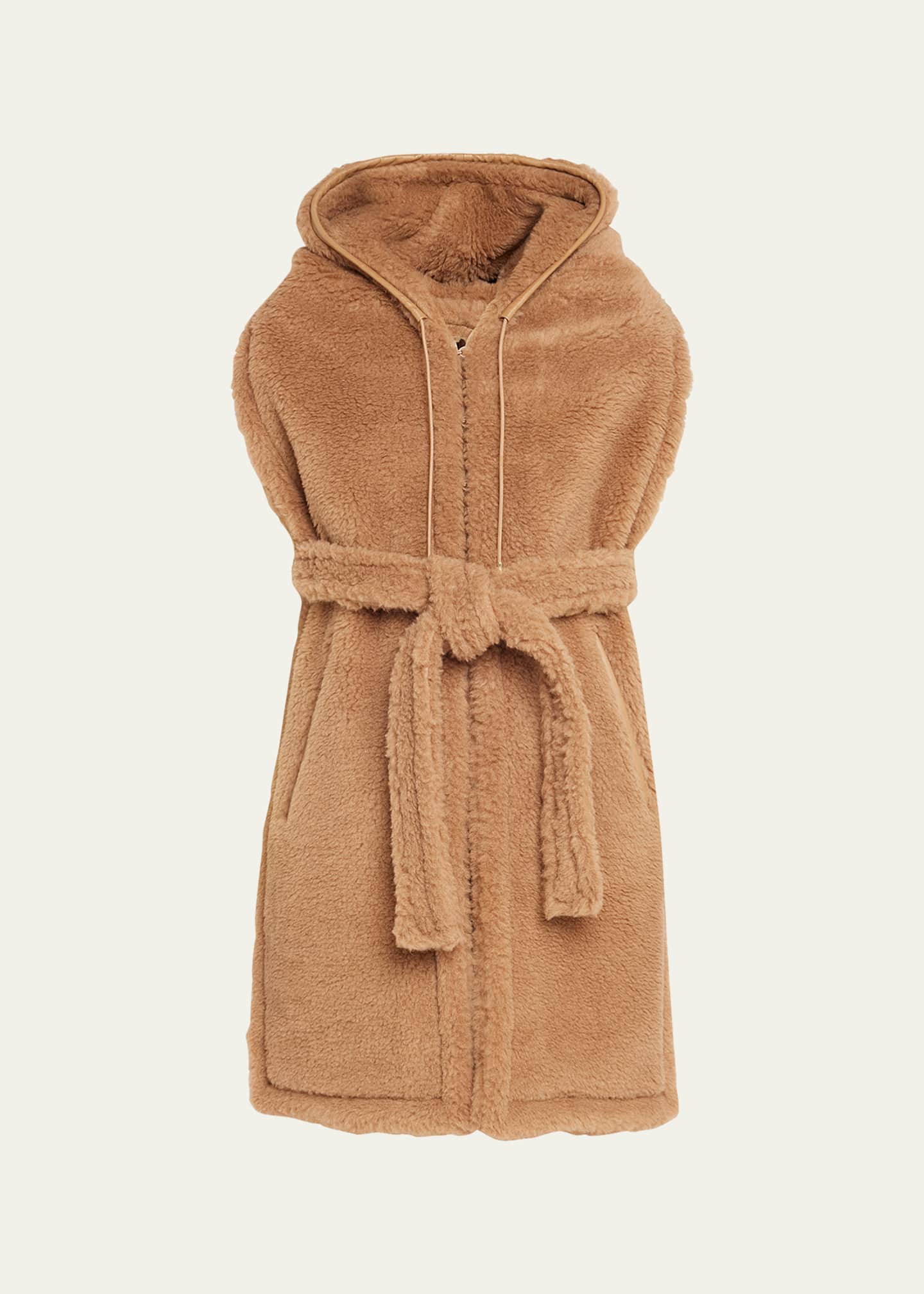 Max Mara Corea Teddy Wool-Blend Long Stole - Bergdorf Goodman