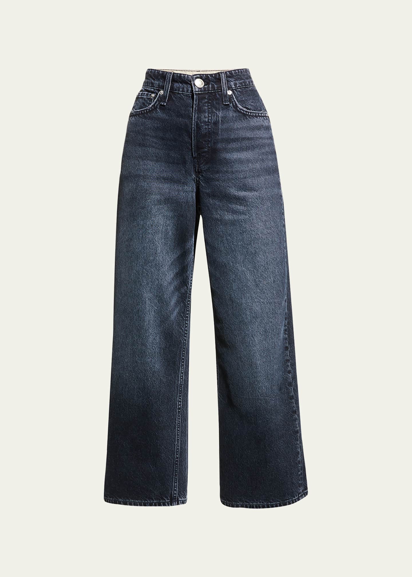 Rag & Bone Andi HighRise Wide Cropped Jeans Bergdorf Goodman