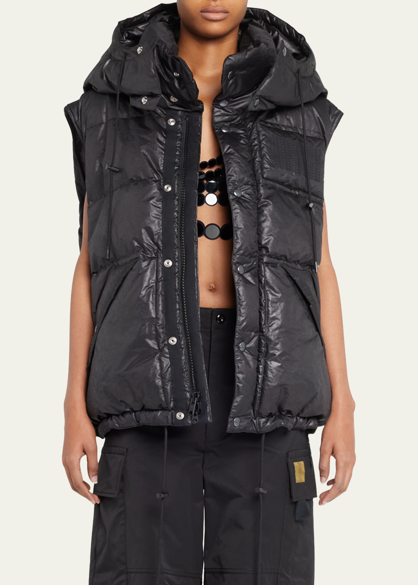 Marc Jacobs Puffer Drawstring Vest - Bergdorf Goodman