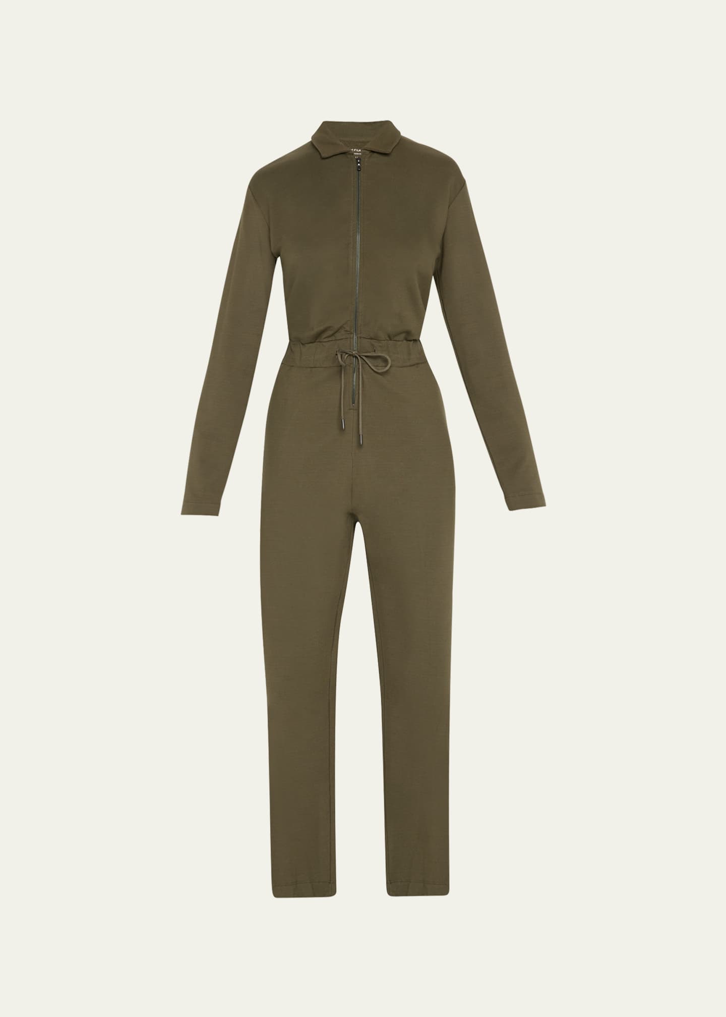 Majestic Long Sleeve Zip-Front Jumpsuit - Bergdorf Goodman