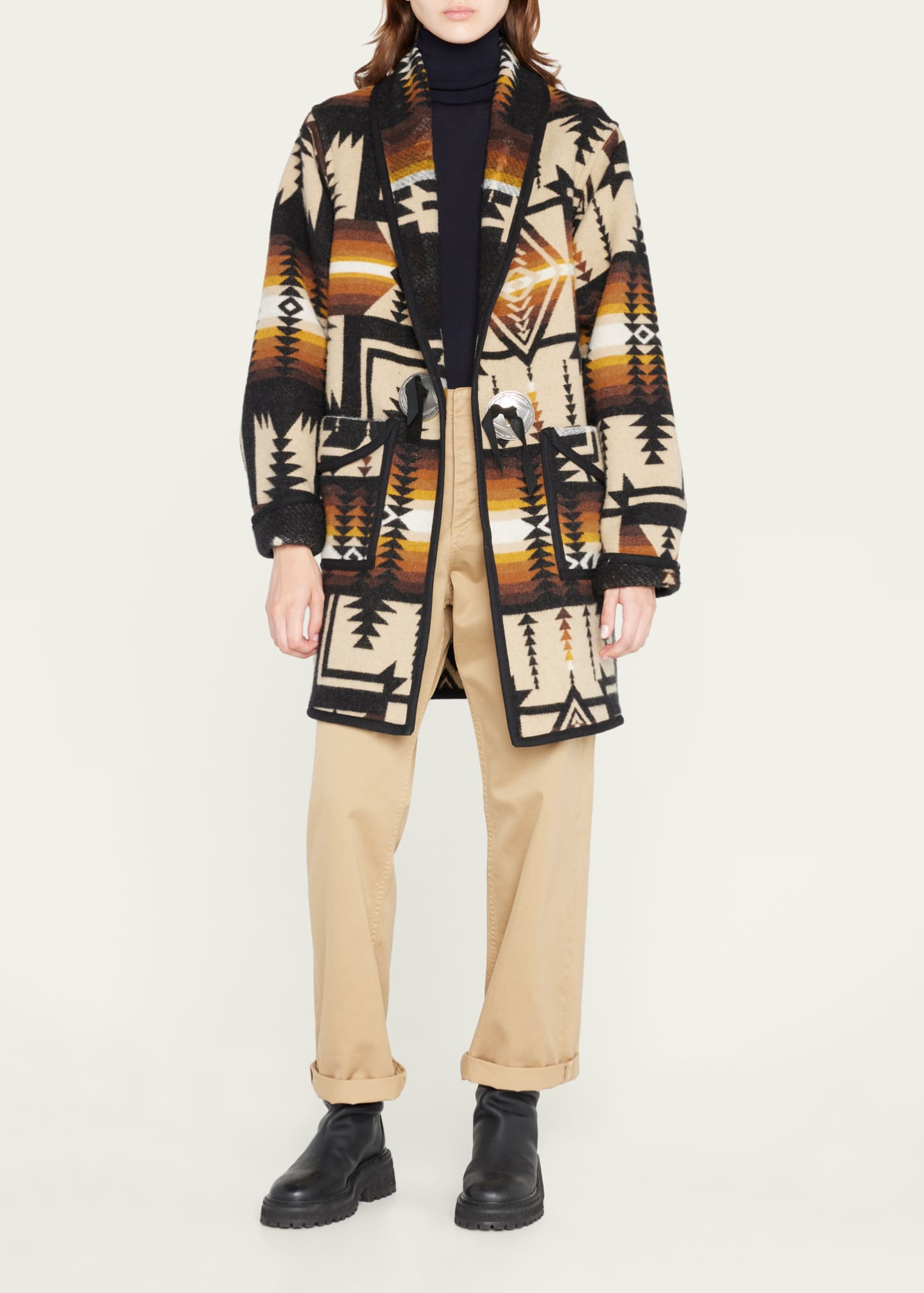 FORTELA Ikat Blanket Coat Bergdorf Goodman