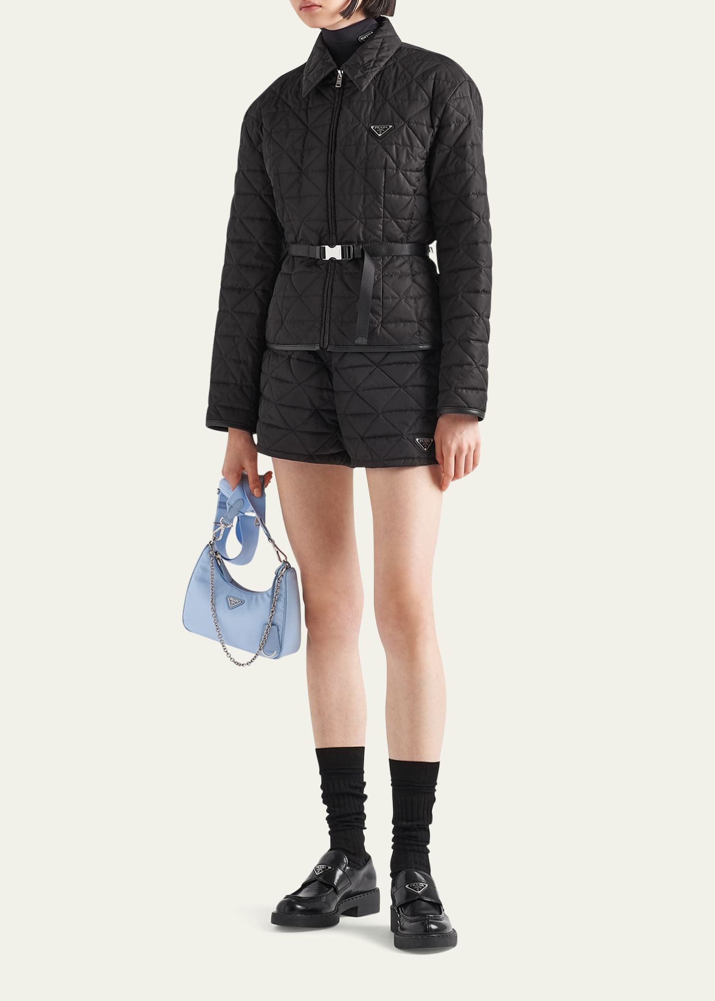 Prada quilted sale jacket