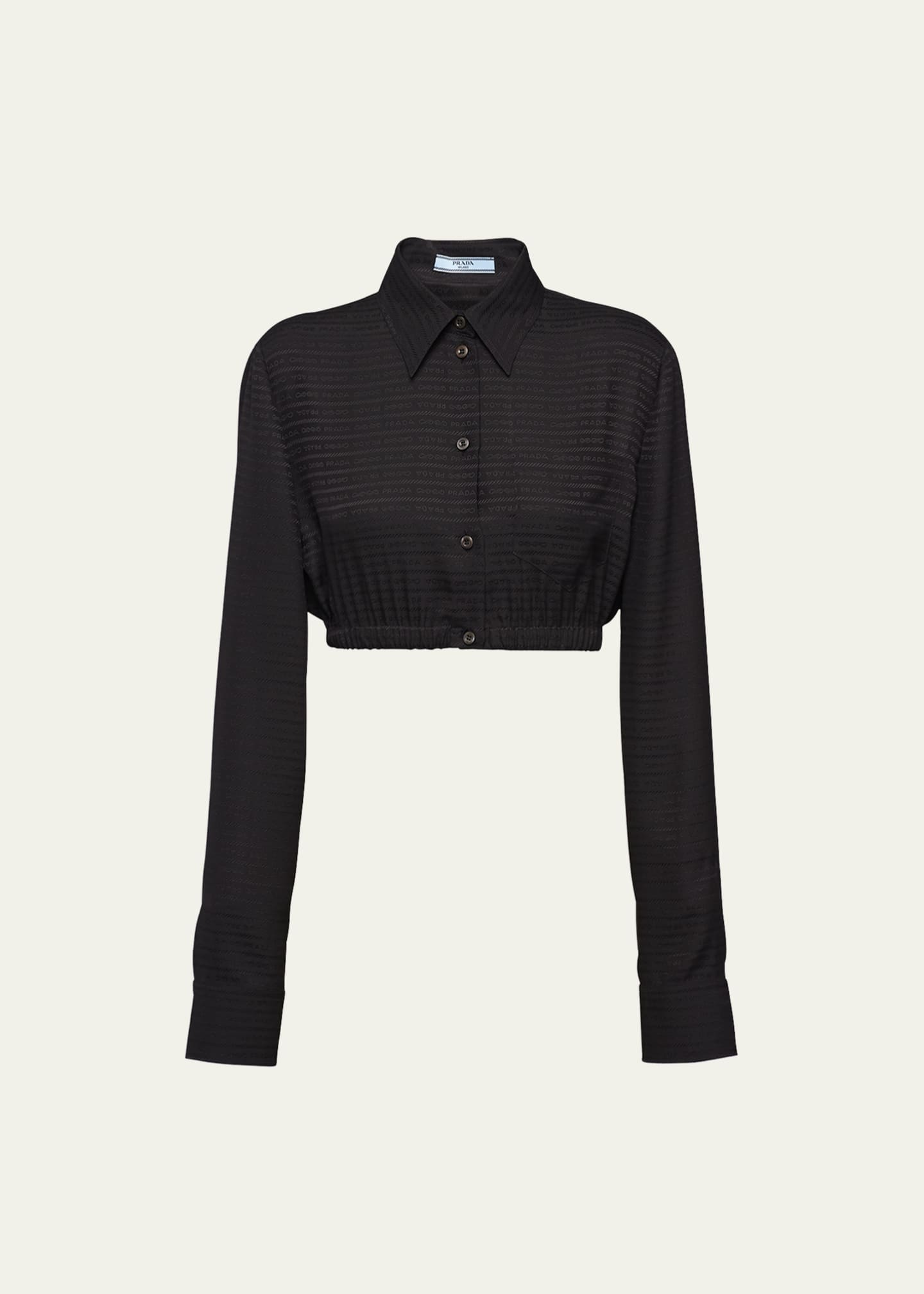 【送料&関税込】Prada Embellished Polyester Blend Top Prada Embellished Polyester Blend Top for Women Online USA