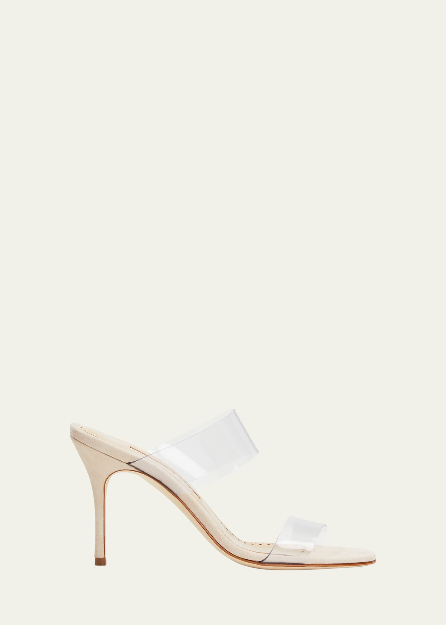 Manolo blahnik clear strap sandal discount