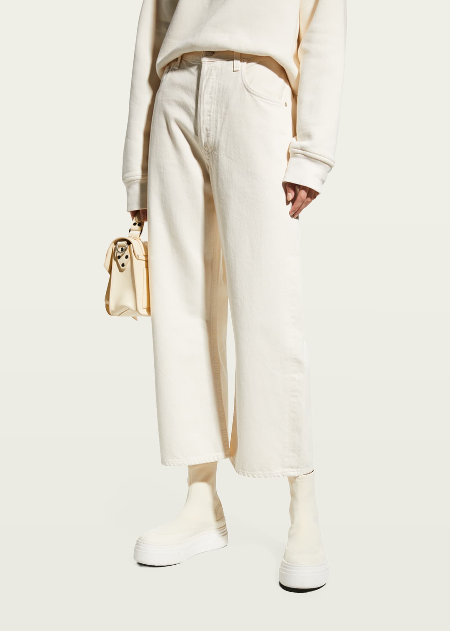 Wide leg store gaucho jeans
