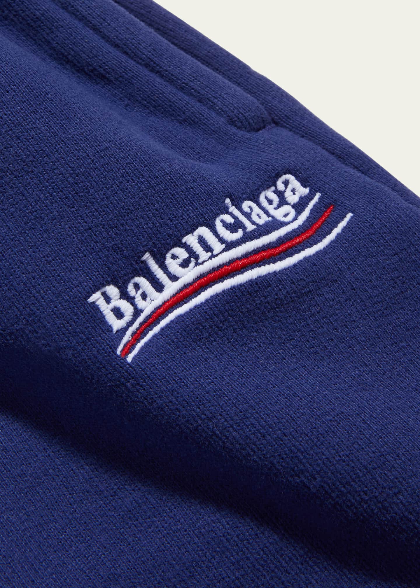 balenciaga embroidered logo sweatpants