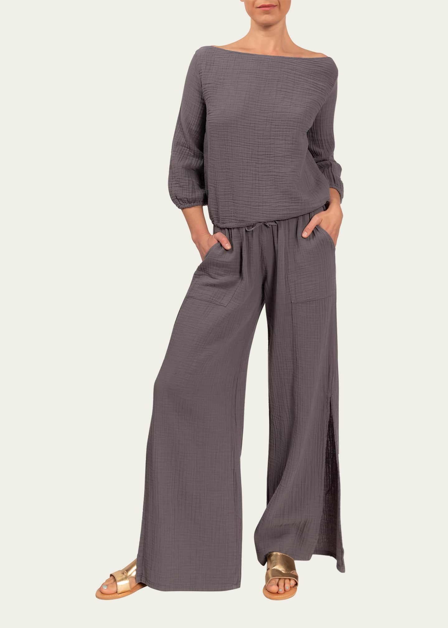 Everyday Ritual Penny Cotton Gauze Top Bergdorf Goodman