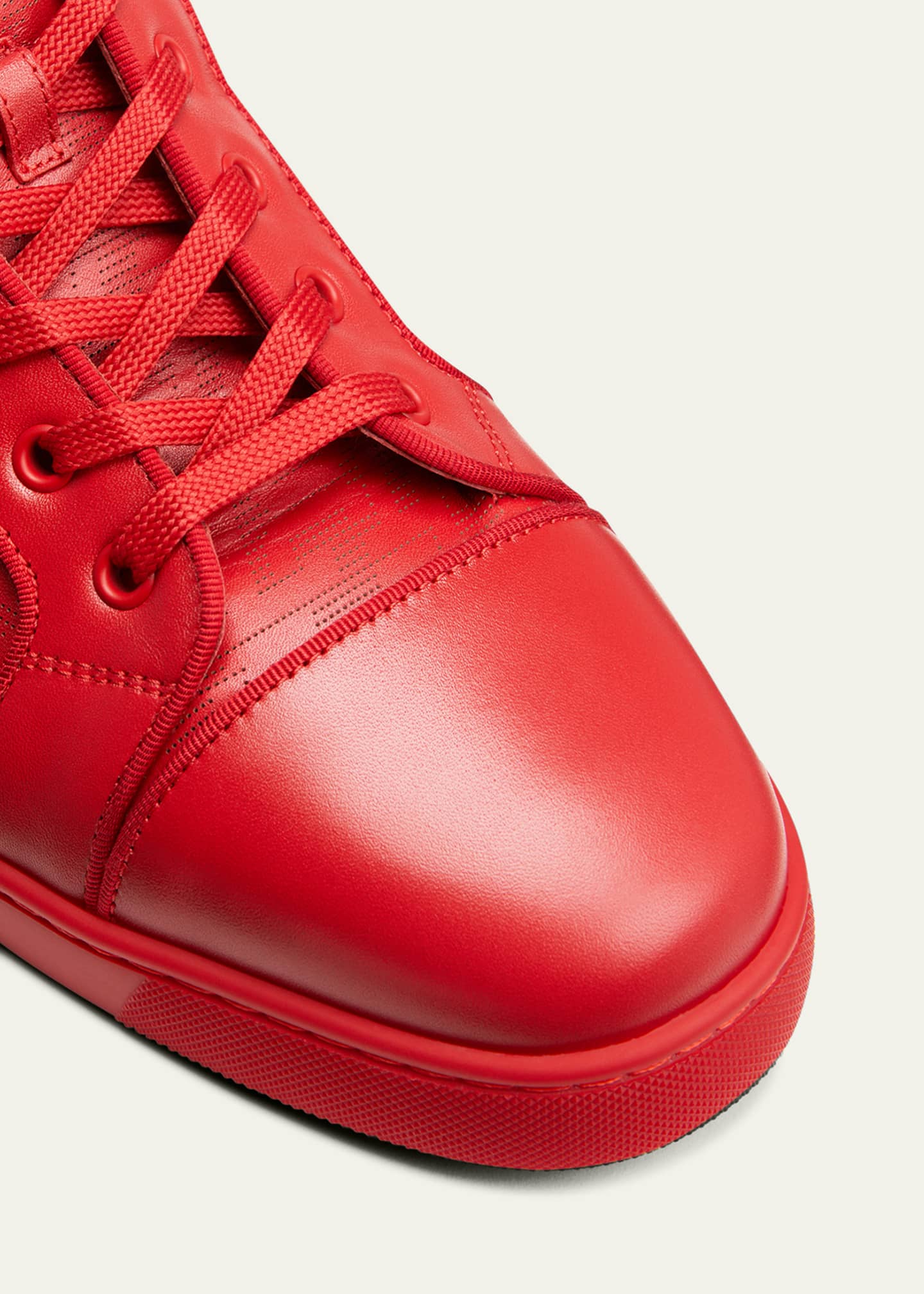 Men's Louis Tonal Perforated Leather High-Top Sneakers