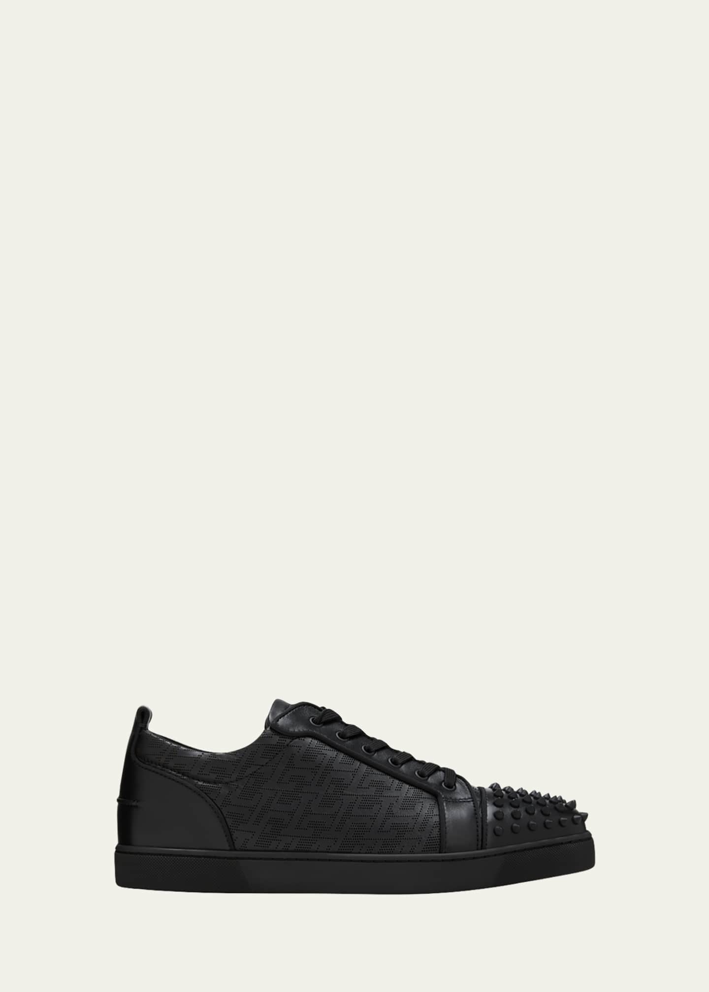 Christian Louboutin Louis Junior Spikes Black - Mens Shoes - Size 45
