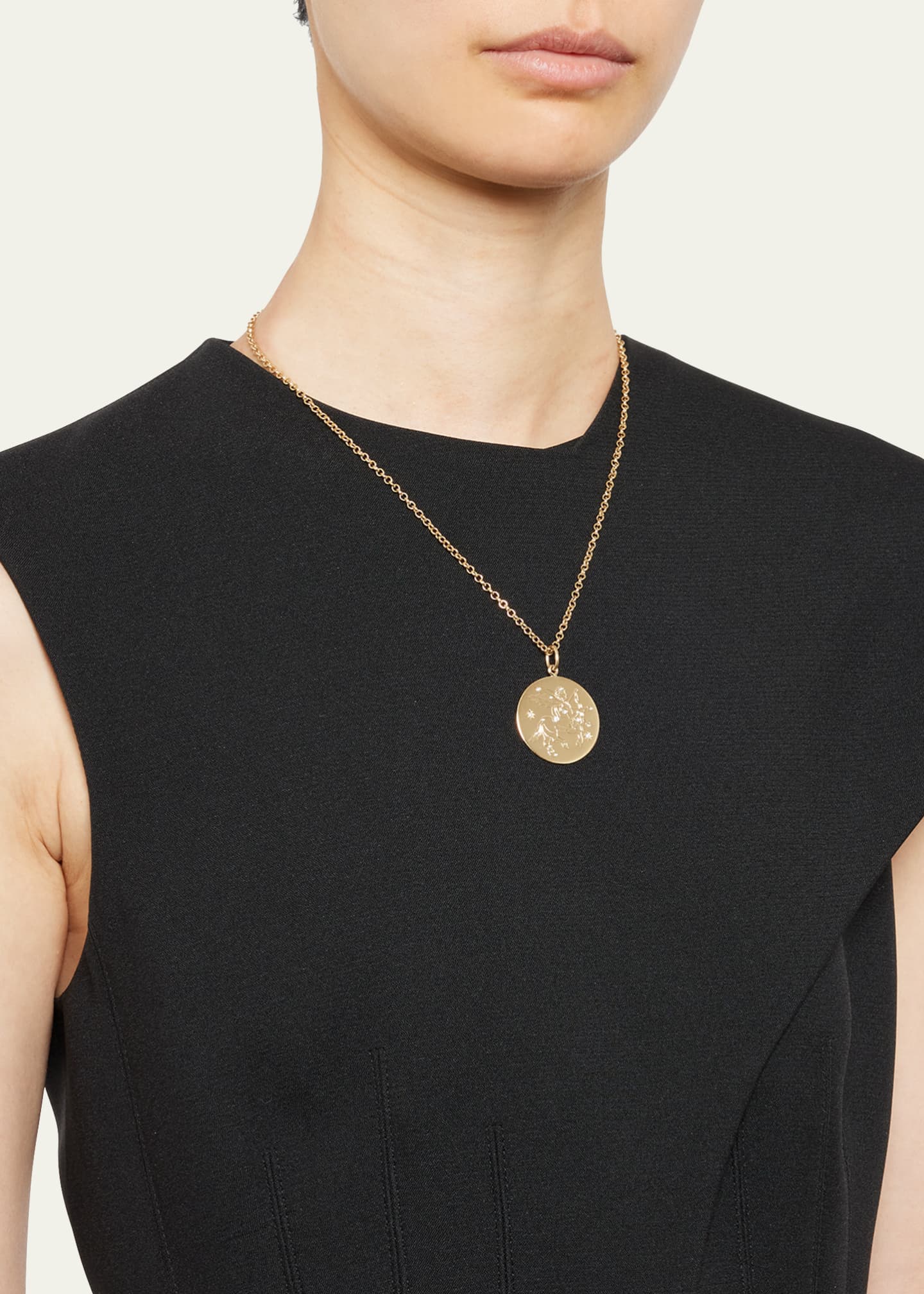 Verdura Zodiac Pendant Necklace, Sagittarius Image 2 of 4