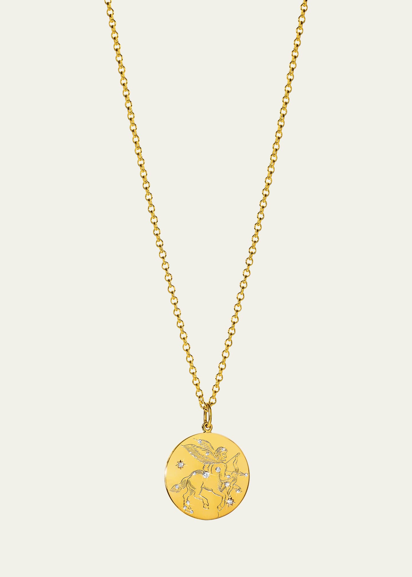 Verdura Zodiac Pendant Necklace, Sagittarius Image 1 of 4