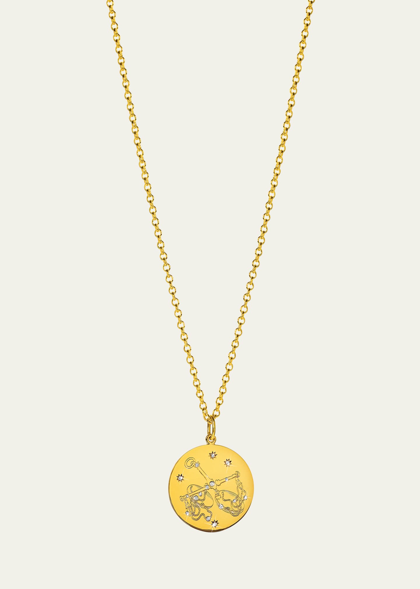Verdura Zodiac Pendant Necklace, Libra Image 1 of 4